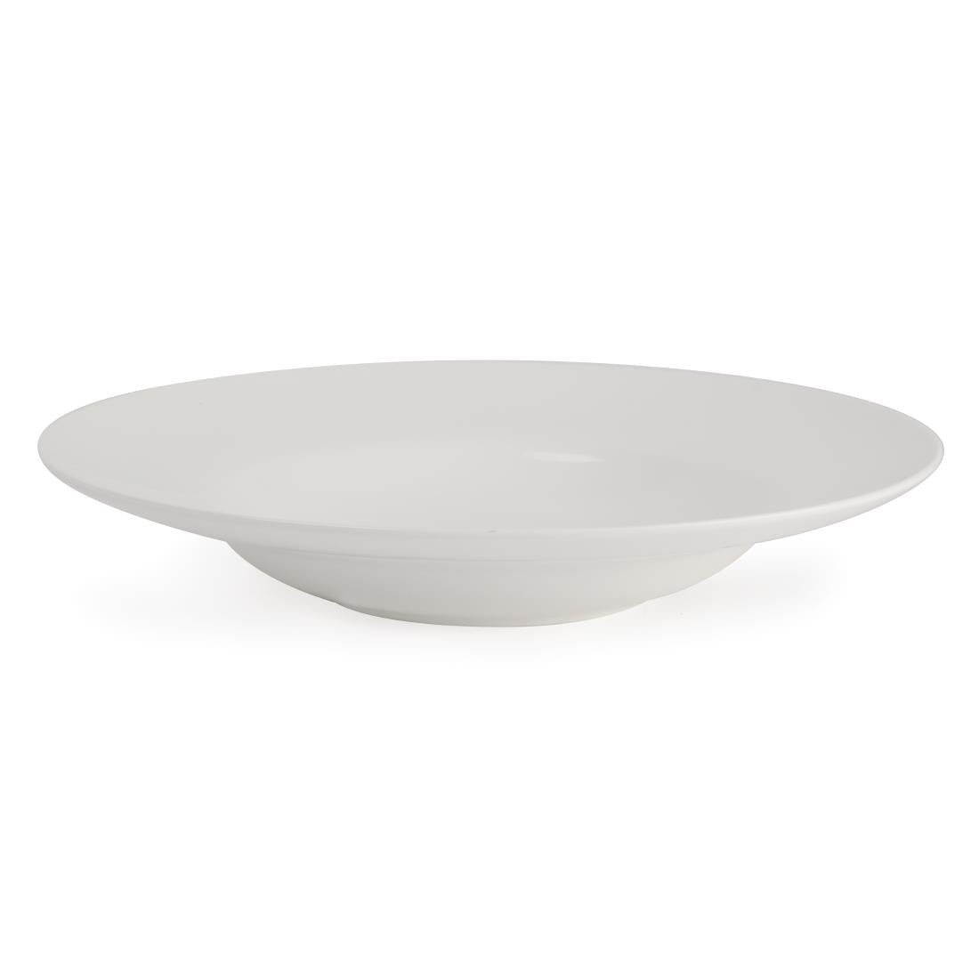 Olympia Lumina Pasta or Soup Bowls White 254mm (4 pack)