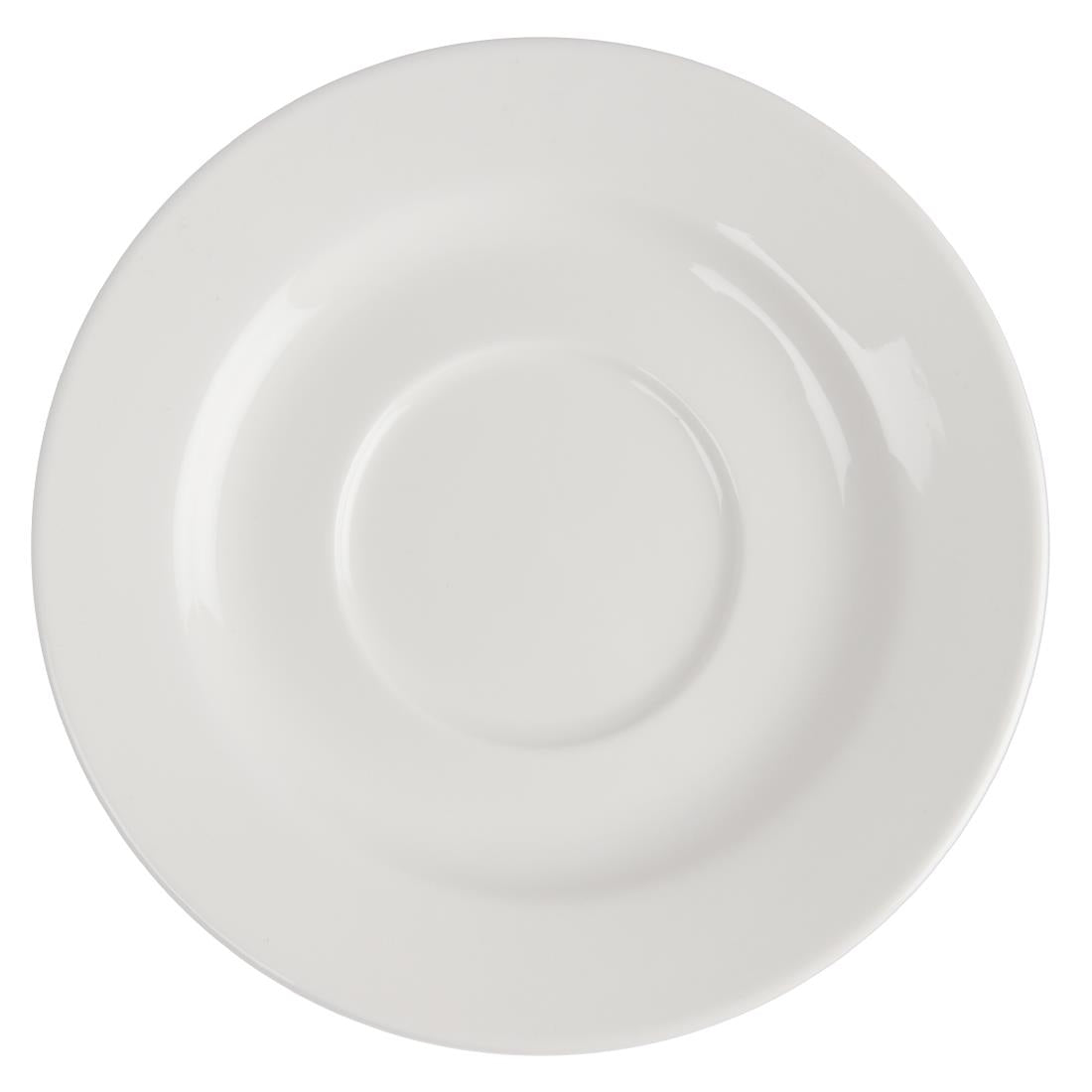 Olympia Lumina Round Saucers White 143mm (6 pack)