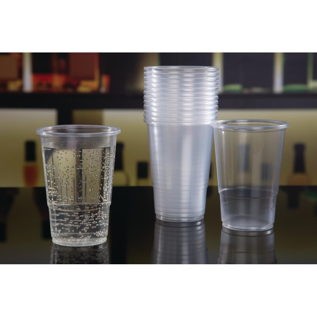 eGreen Flexy-Glass Recyclable Half Pint To Brim UKCA CE Marked 284ml (1000 pack)