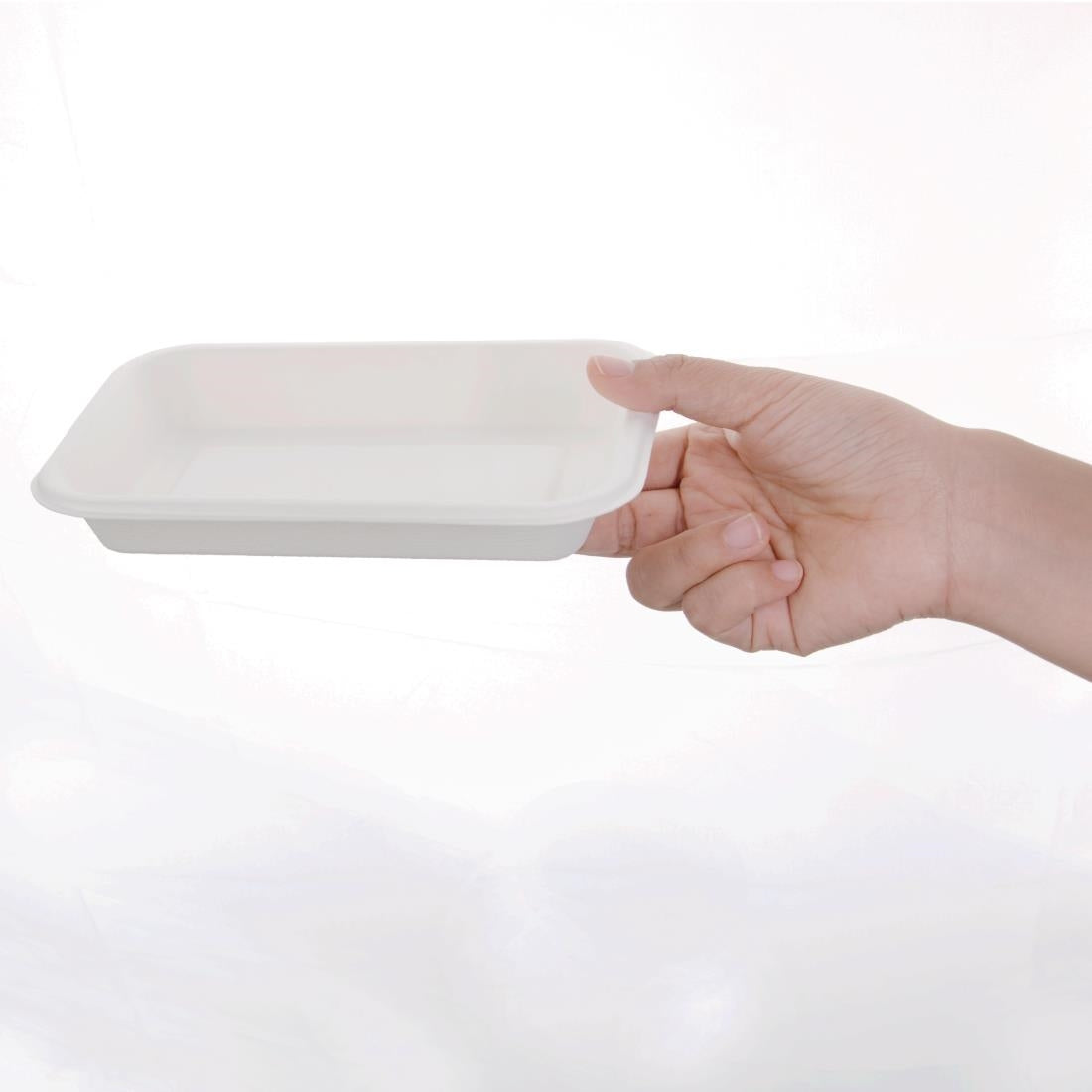 Fiesta Compostable Bagasse Food Trays 12oz (50 Pack)