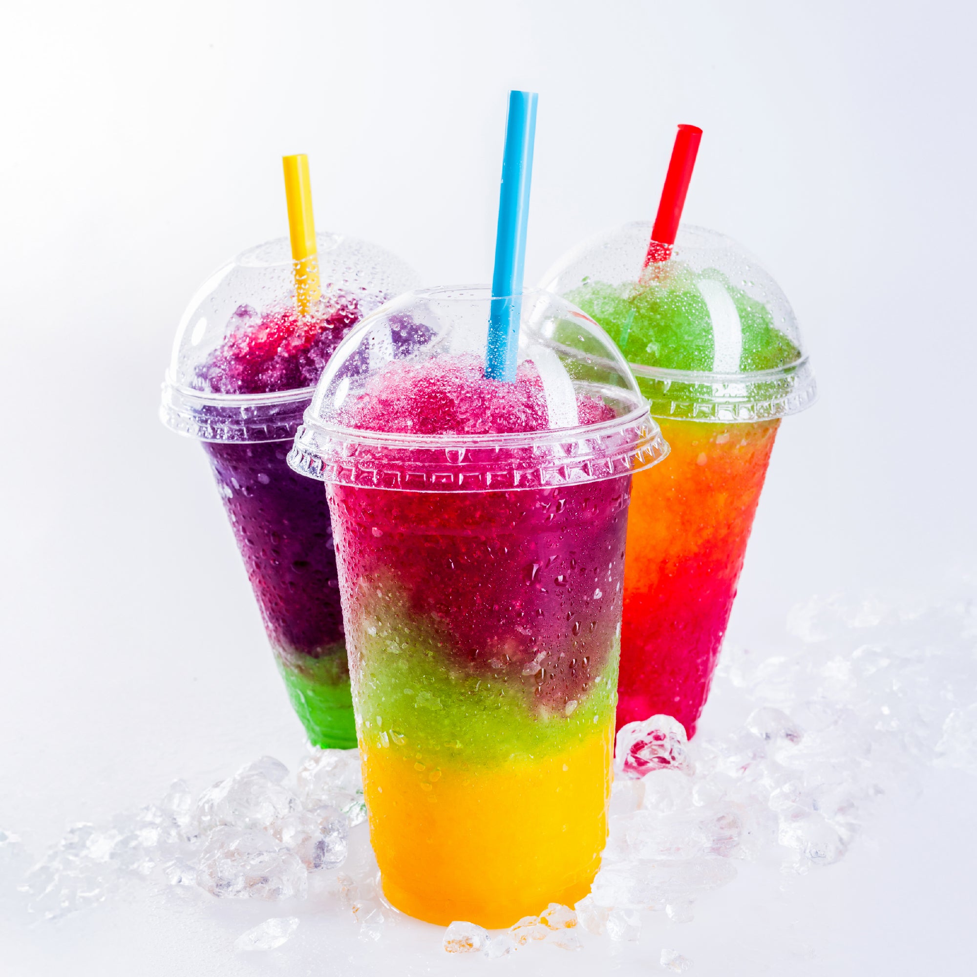 DEXLO Slush Cups With Dome Lids 10oz (Pack of 1000)