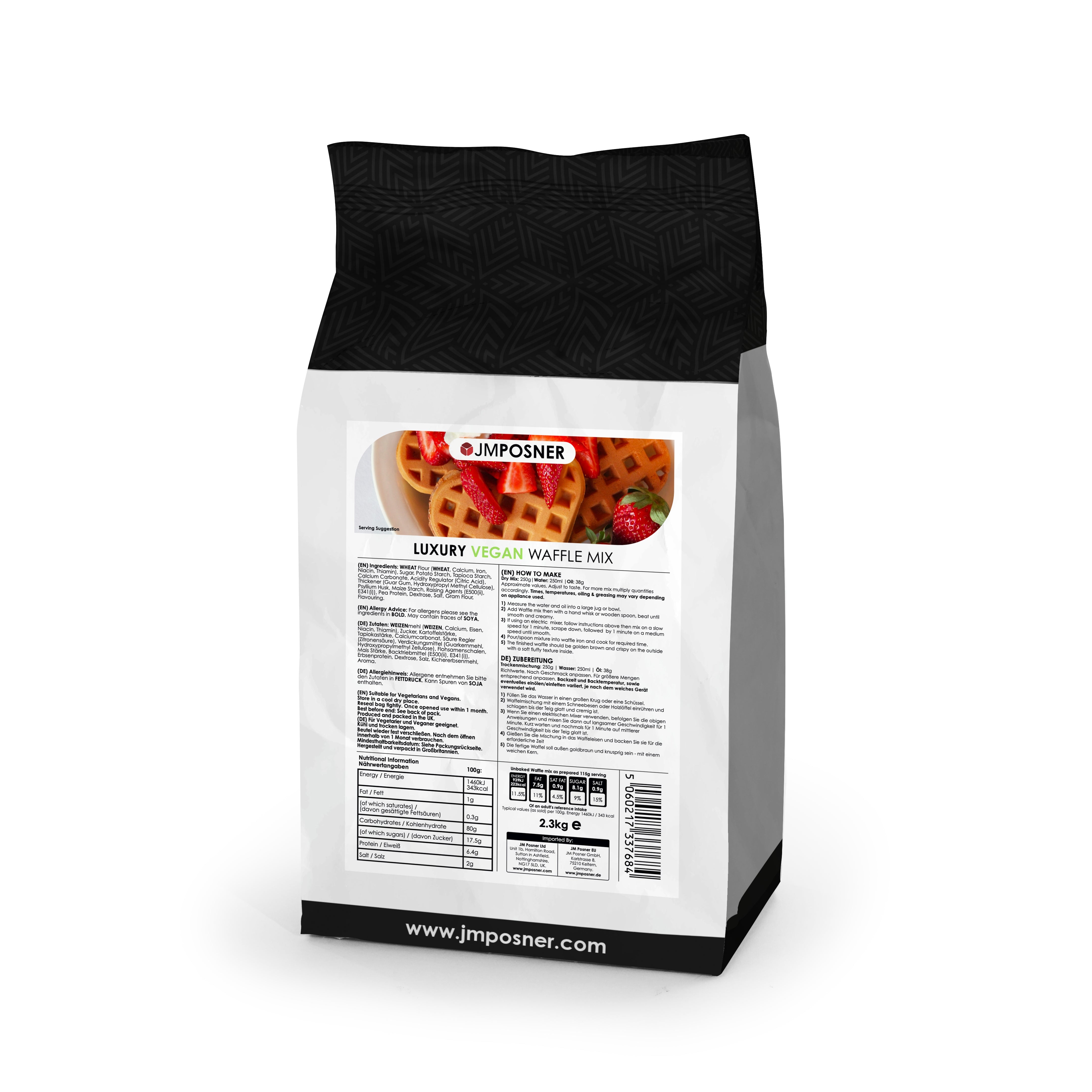 Luxury vegan waffle mix 2.3kg