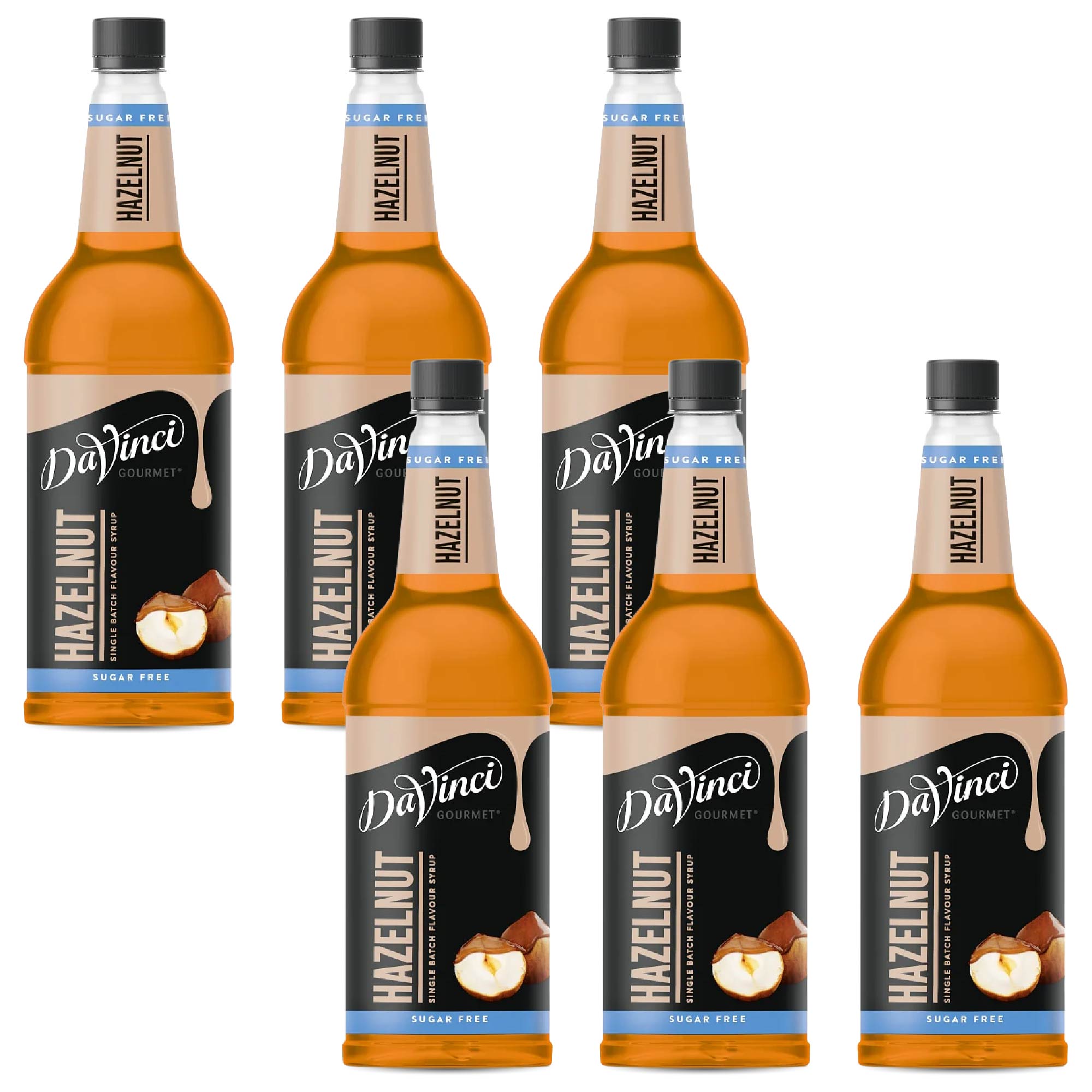 DaVinci Gourmet Sugar Free Hazelnut Syrup 1 Litre