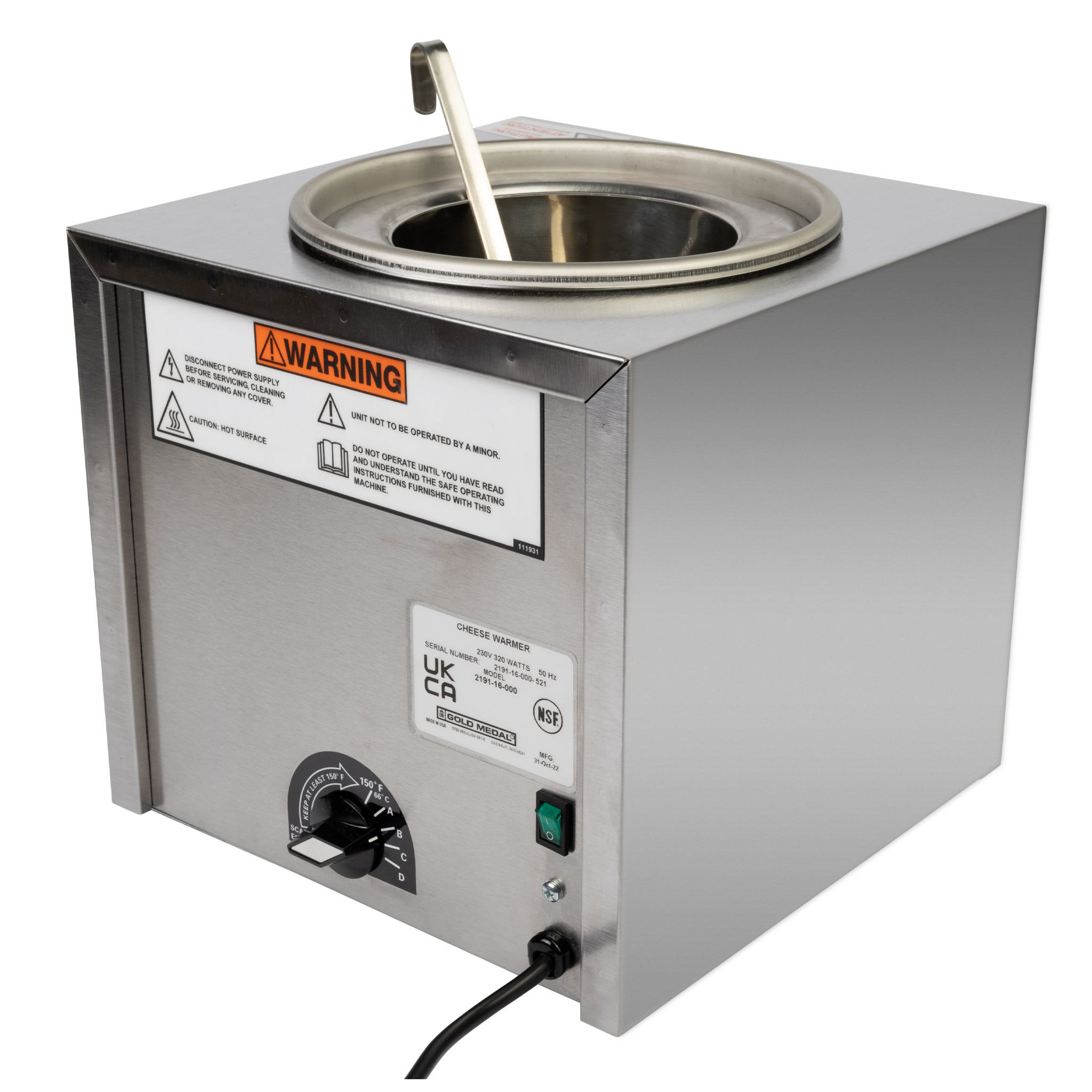 Dipper-Style Nacho Cheese Warmer