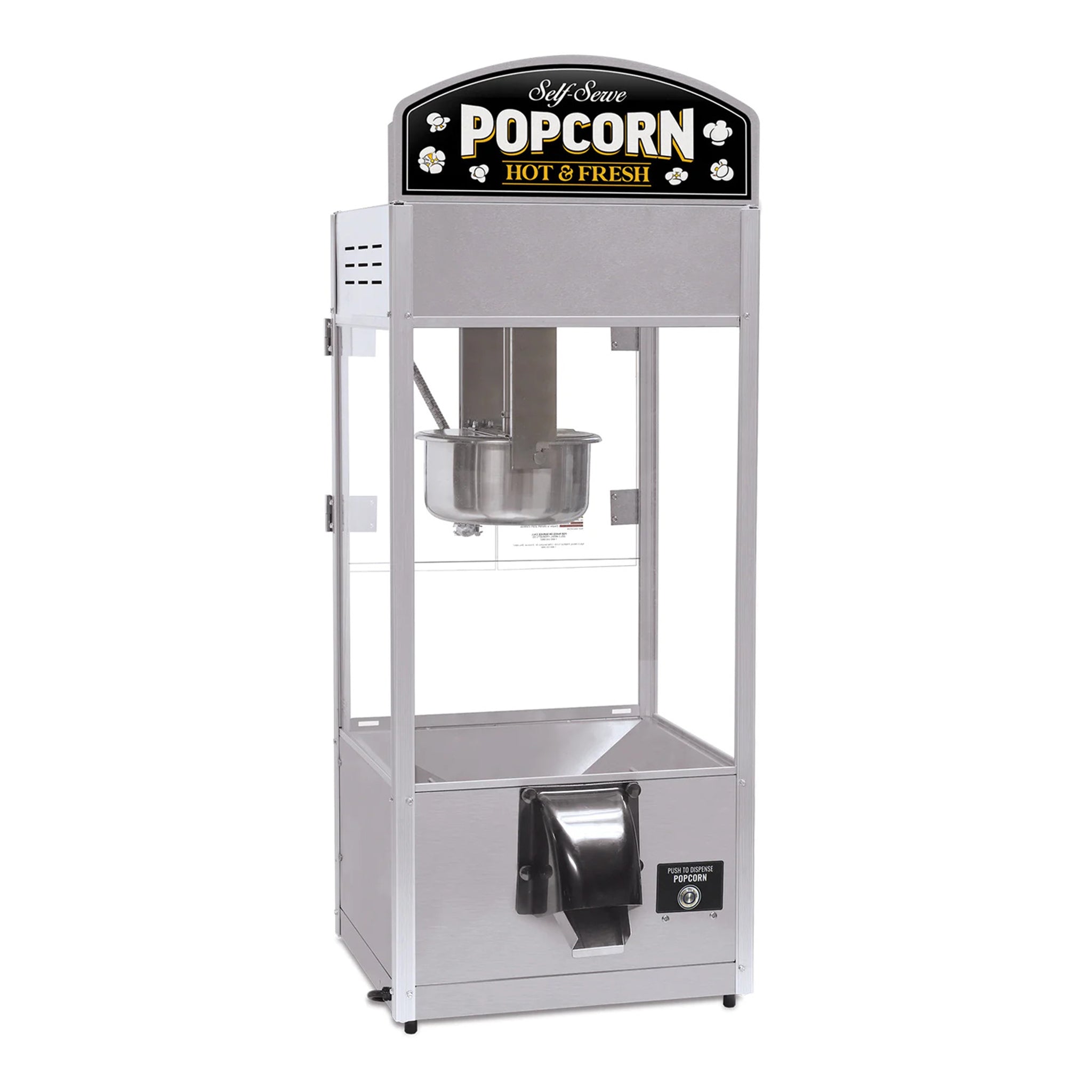 Gold Medal Self Serve 8oz popcorn machine Front Counter Model