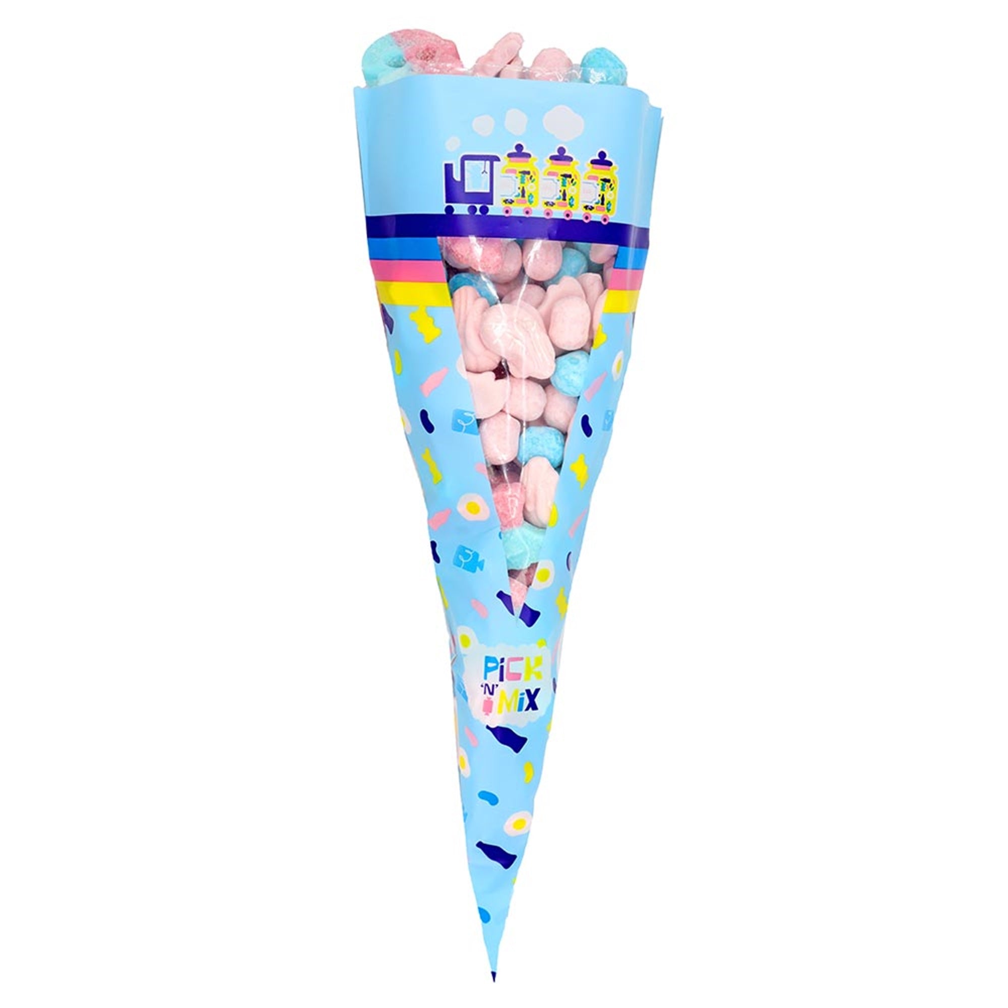 Accessories Printed Sweet Cone Bags 250 Pack (Empty)