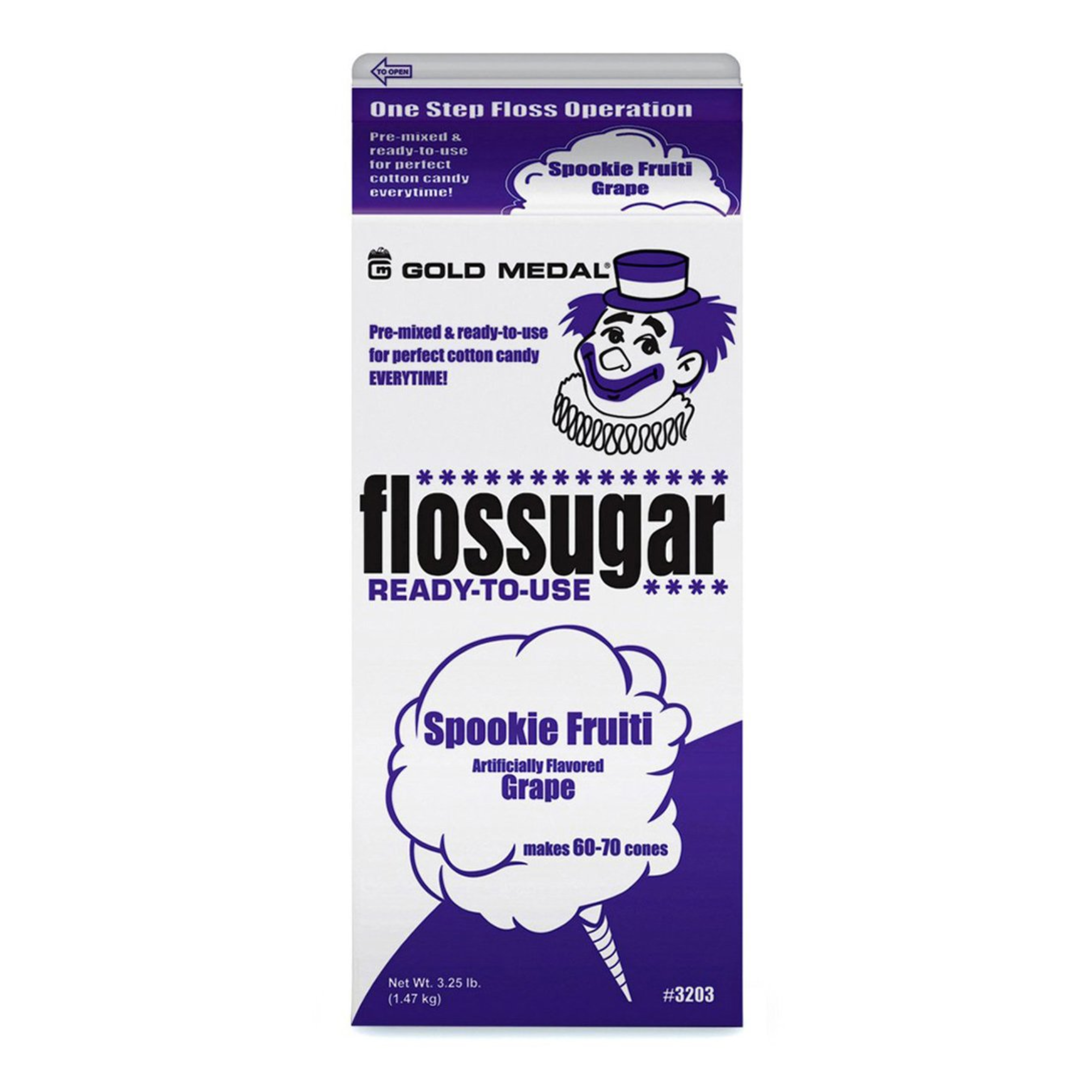 Flossugar Candy Floss Sugar 1.47kg