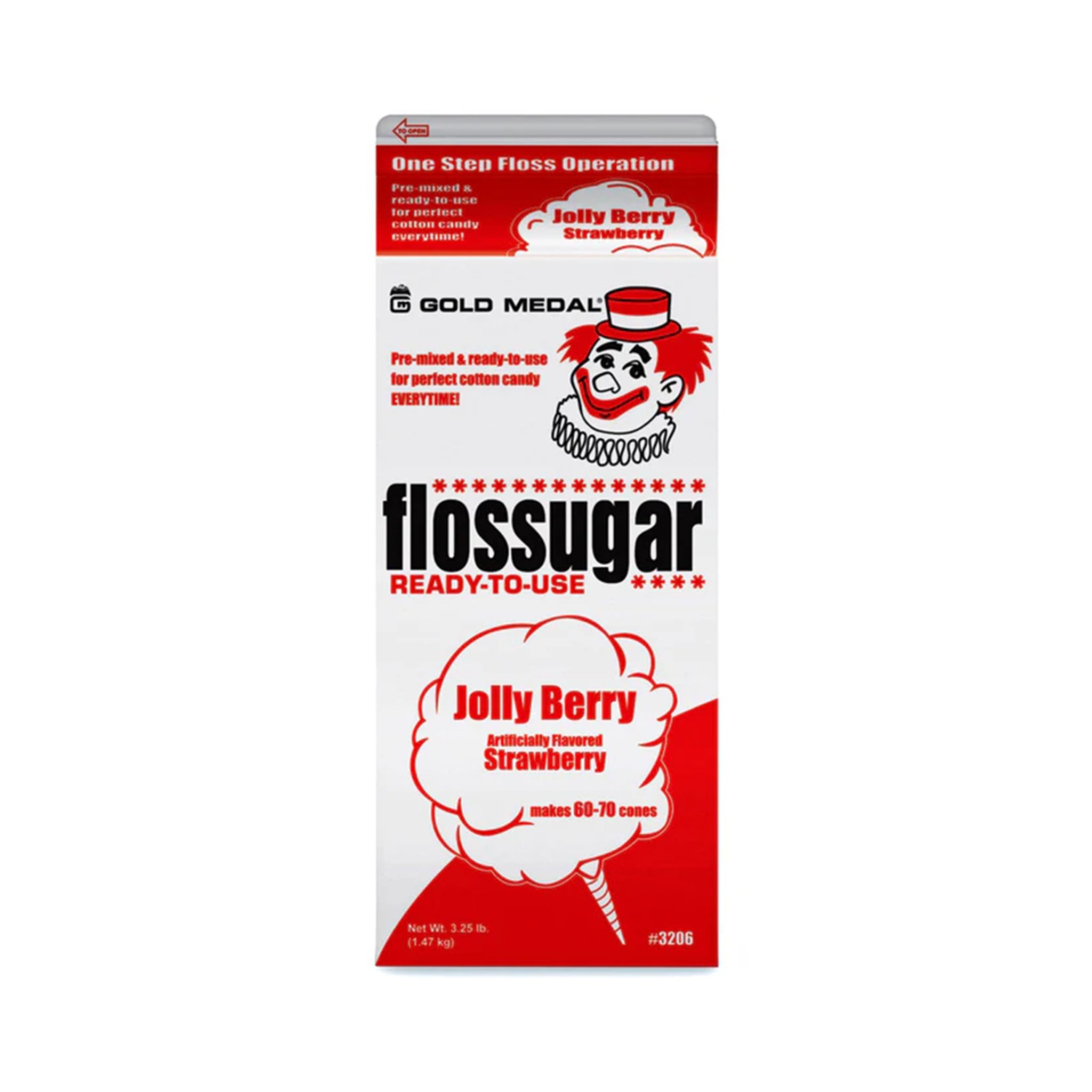 Flossugar Candy Floss Sugar 1.47kg