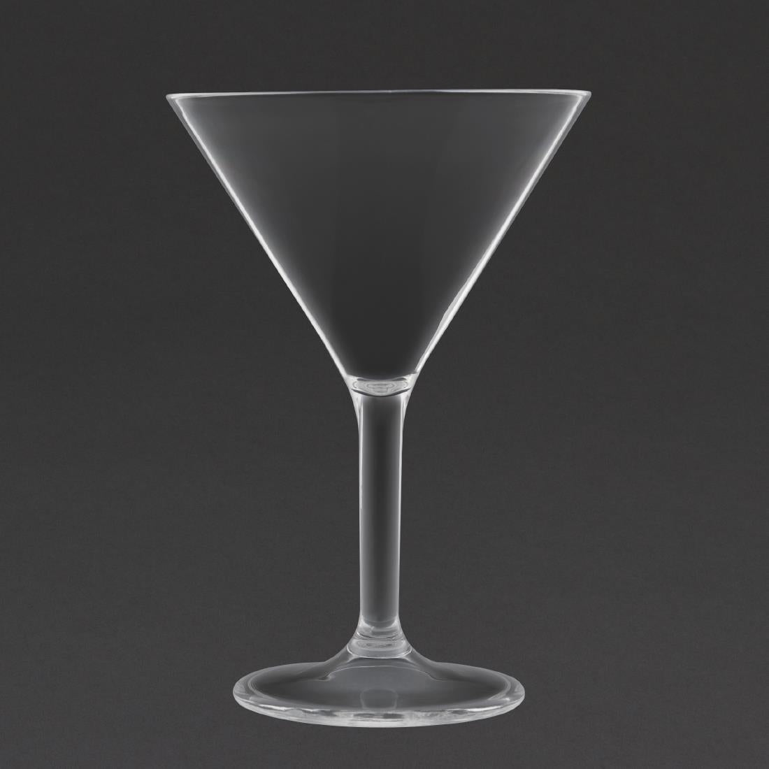 Olympia Kristallon Polycarbonate Martini Glasses 300ml (12 pack)