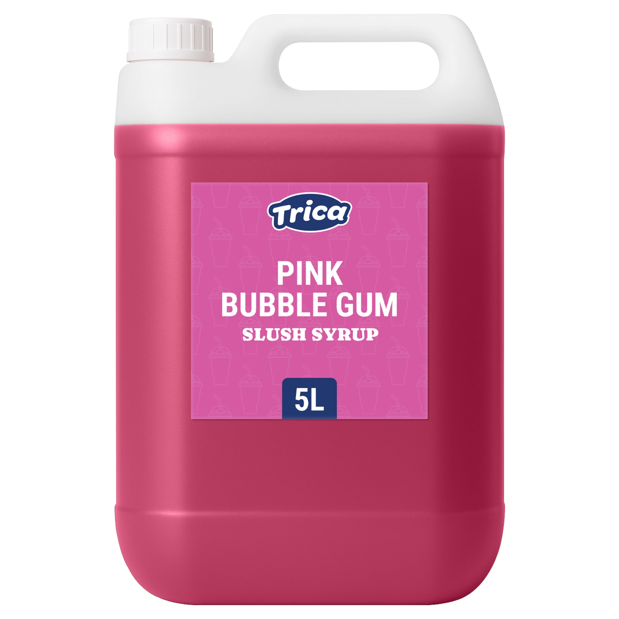 TRICA Pink Bubblegum Slush Syrup 5 Litre