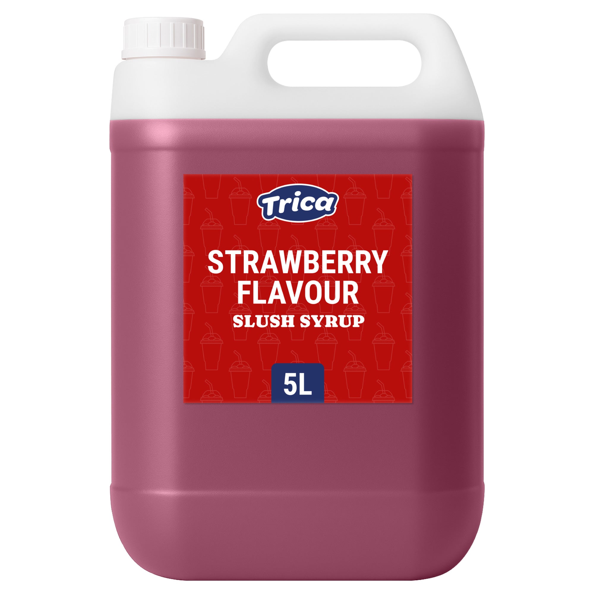 TRICA Strawberry Slush Syrup - 5 Litre
