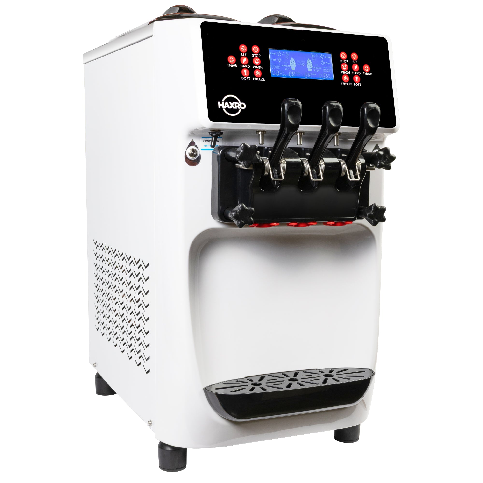 Haxro Triple Soft Serve Ice Cream Machine 6L Γ 3
