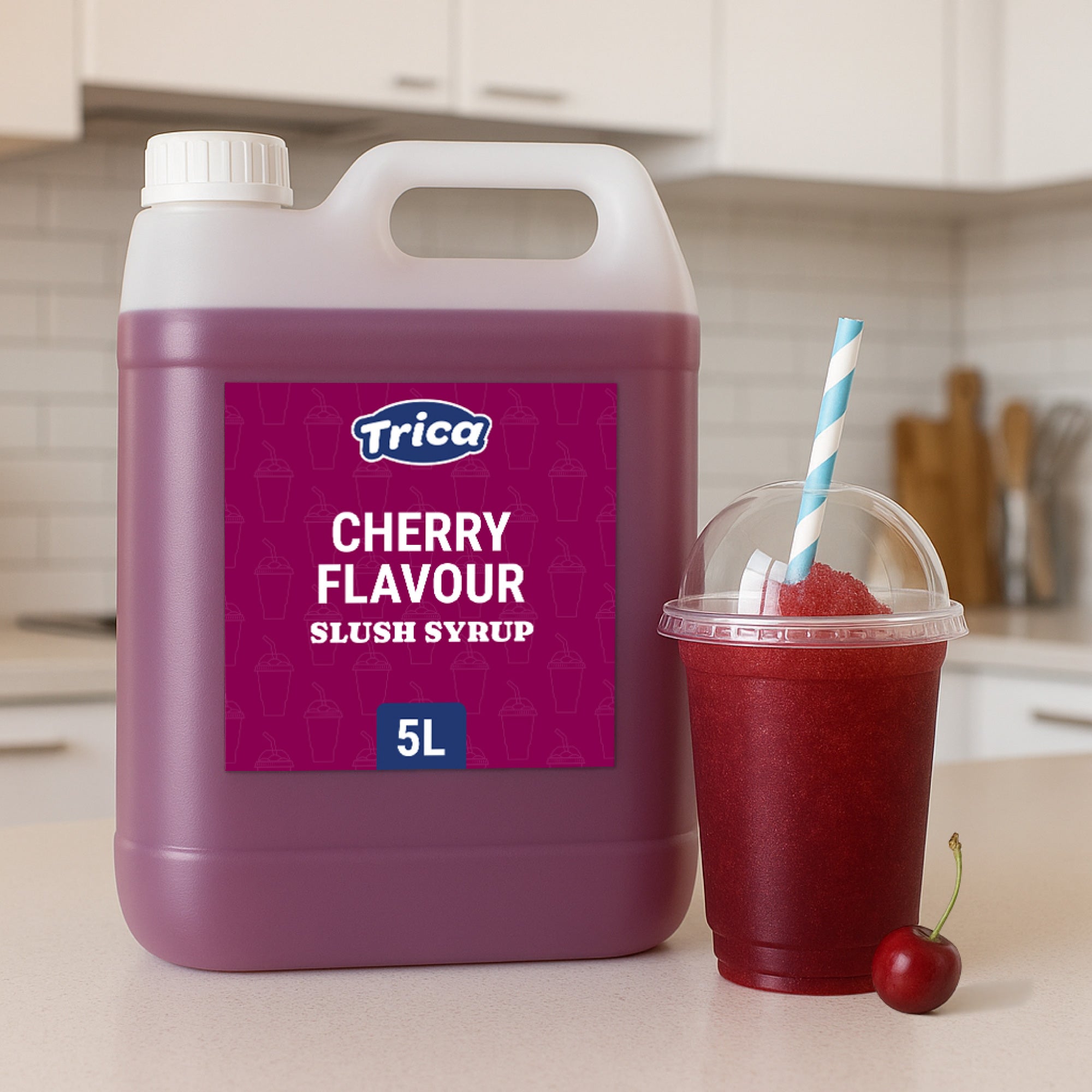 TRICA Cherry Slush Syrup 5 Litre