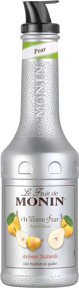 Monin Pear Puree Syrup 1ltr