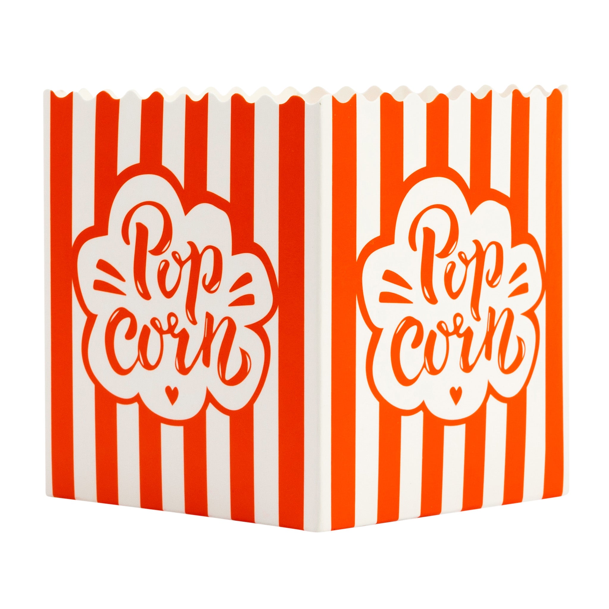 Red & White Striped Popcorn Boxes