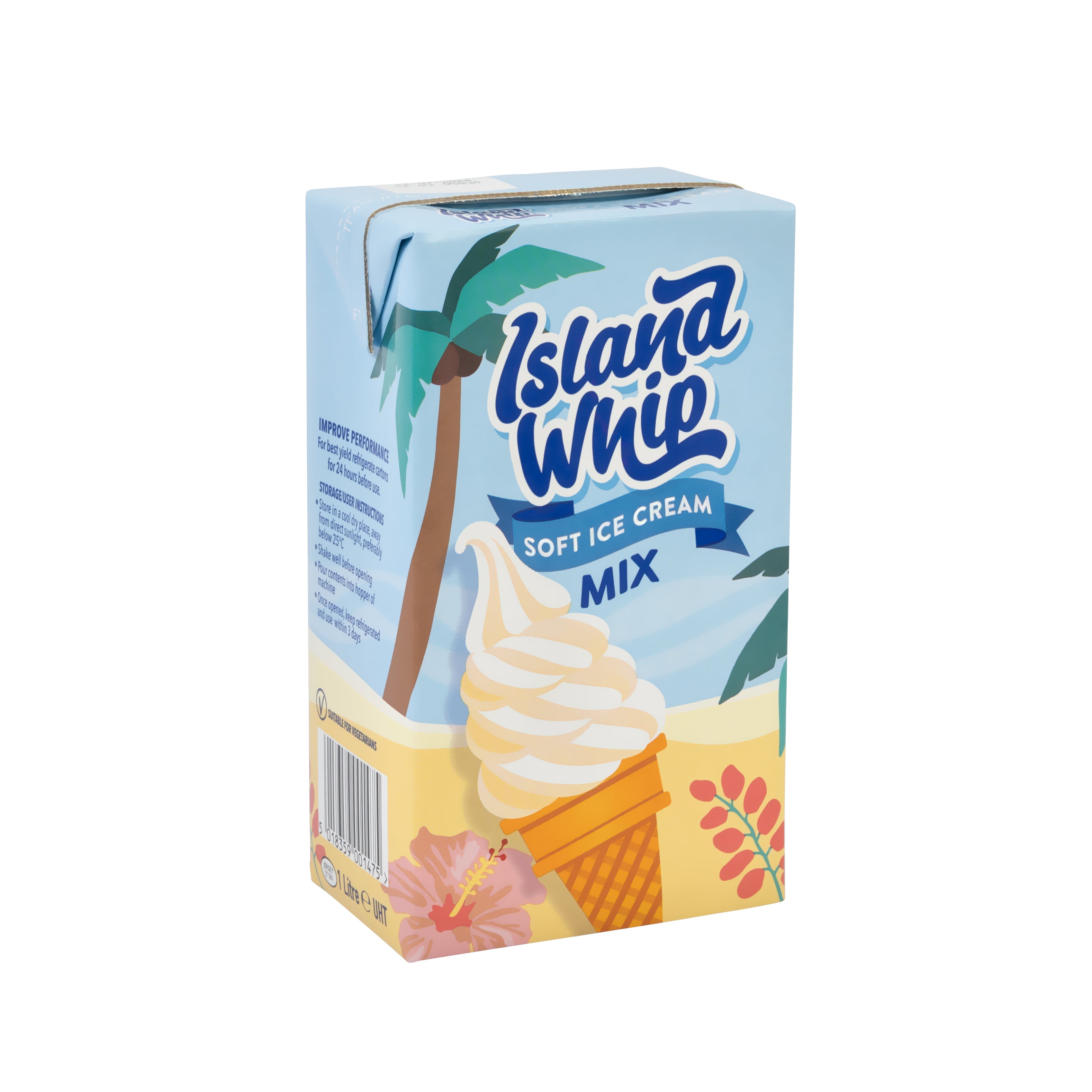 Jersey Island Whip Ice Cream mix 12 x 1 L