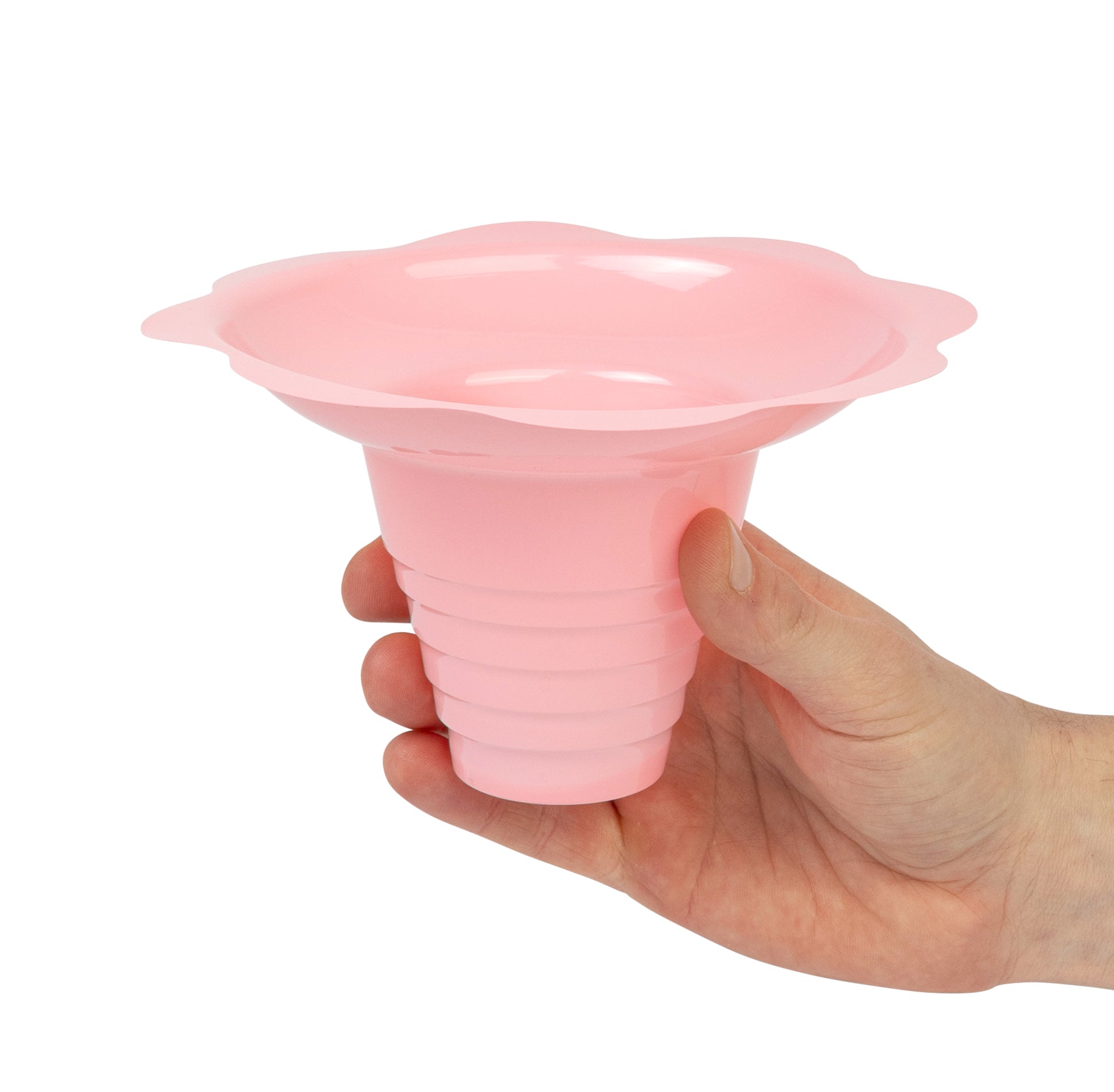 Gold Medal Large Flower shaped snow cone cups