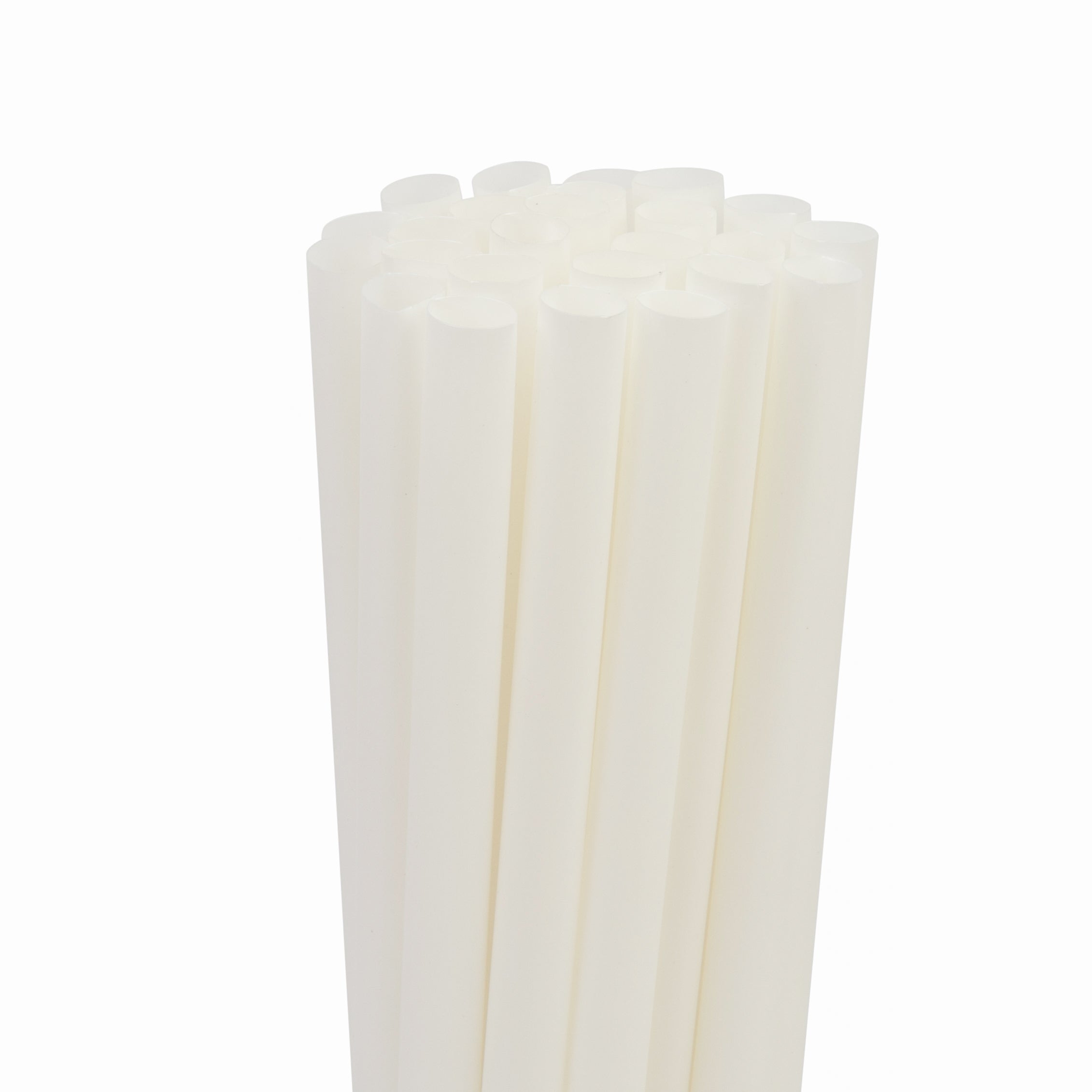 Straight Smoothie Straw PLA 9mm Clear 200 Biodegradable