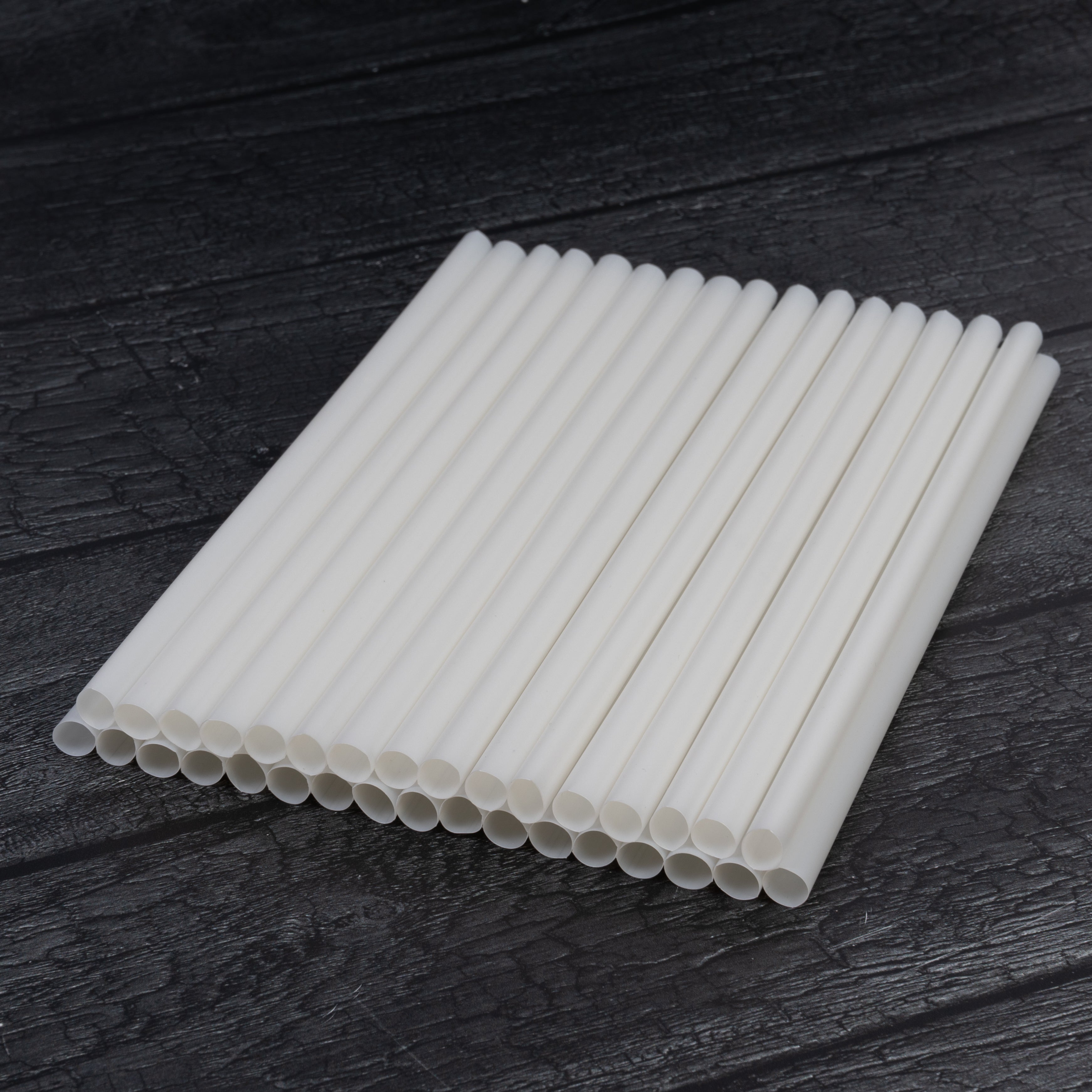 Straight Smoothie Straw PLA 9mm Clear 200 Biodegradable