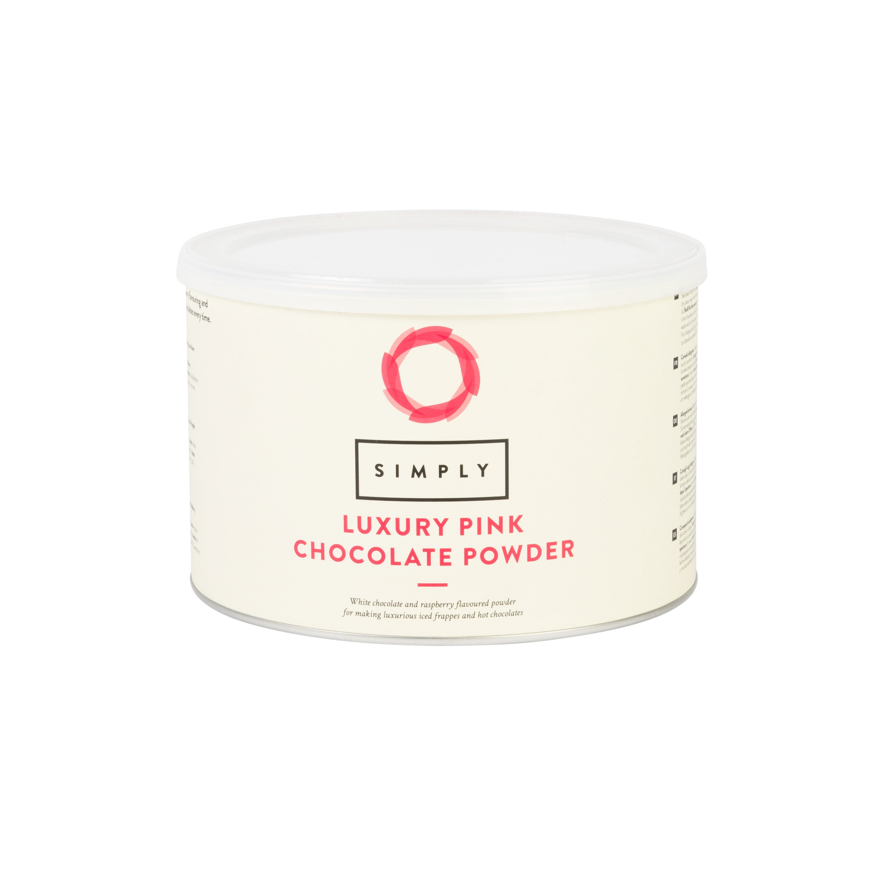 Simply Luxury Pink Chocolate Powder - 1kg Tin