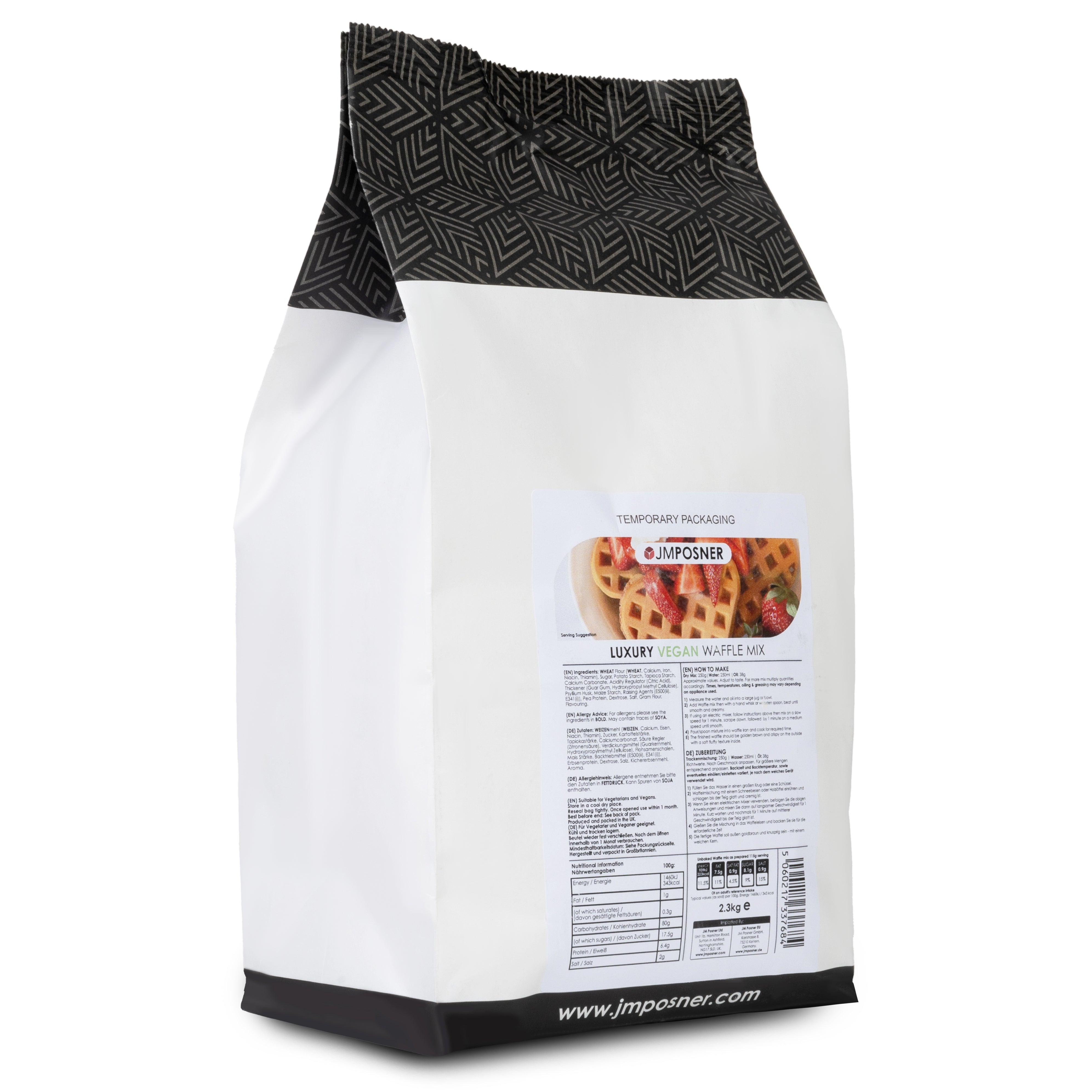 Luxury vegan waffle mix 2.3kg