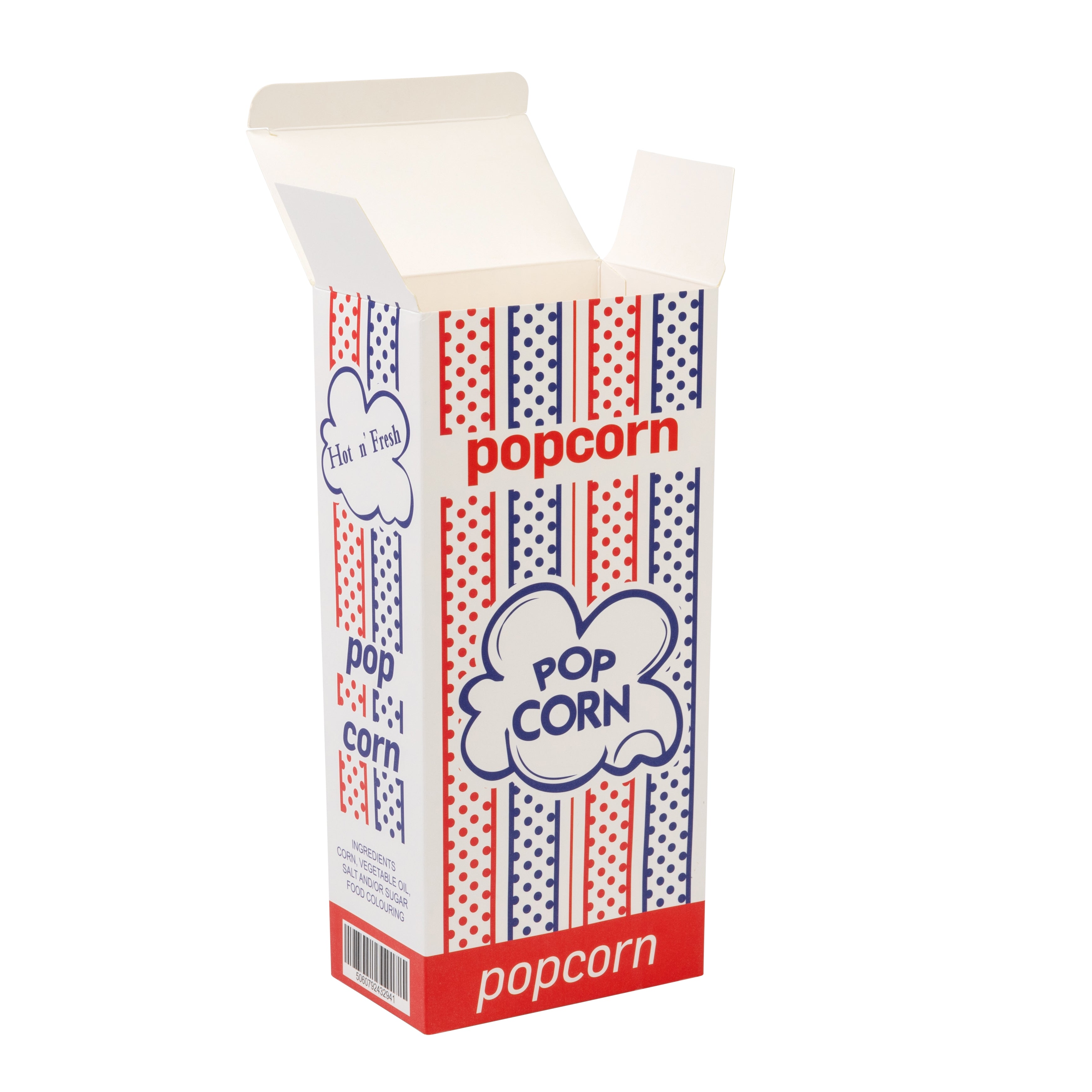 2oz Popcorn Boxes with Fold-up Lids (Pack of 250)