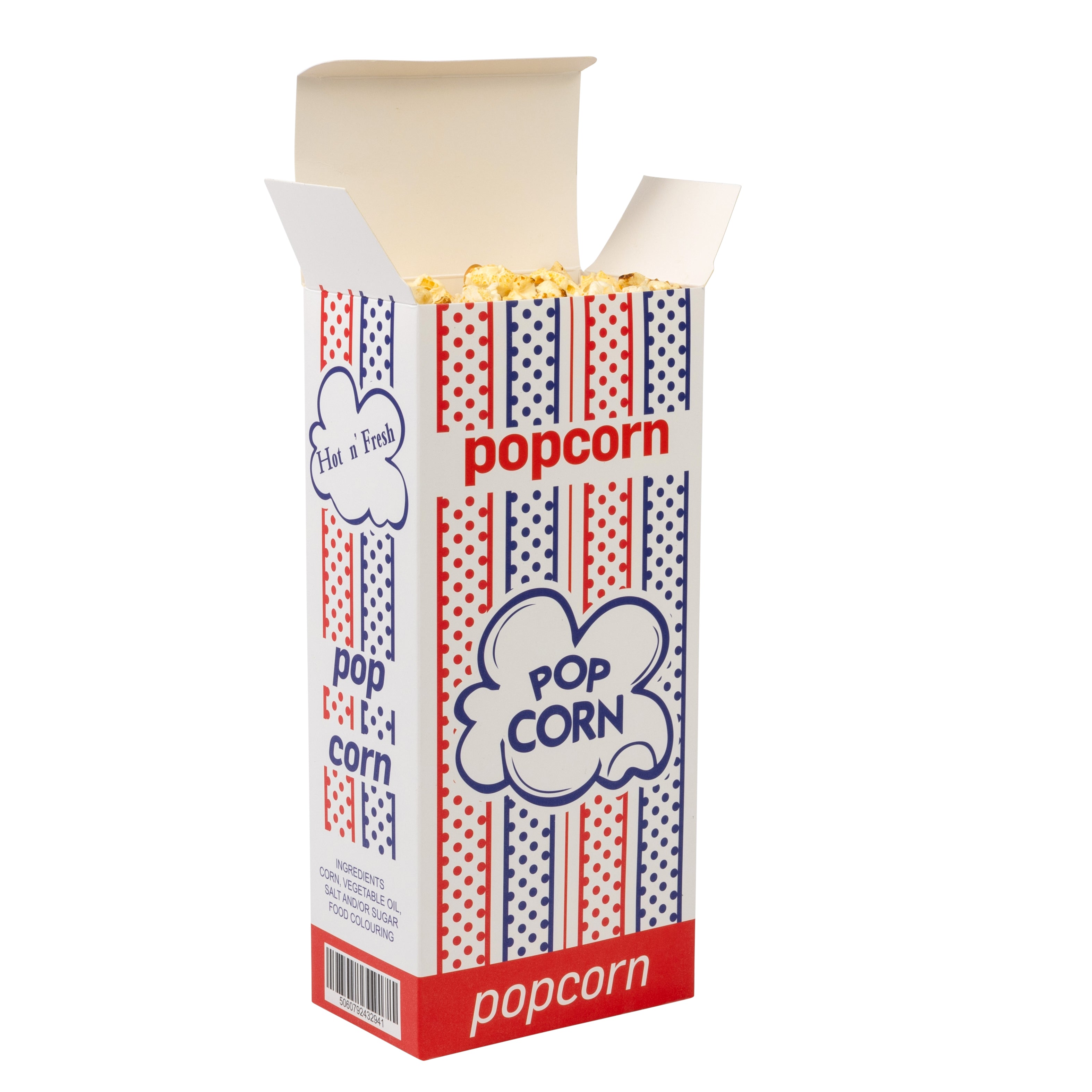 2oz Popcorn Boxes with Fold-up Lids (Pack of 250)