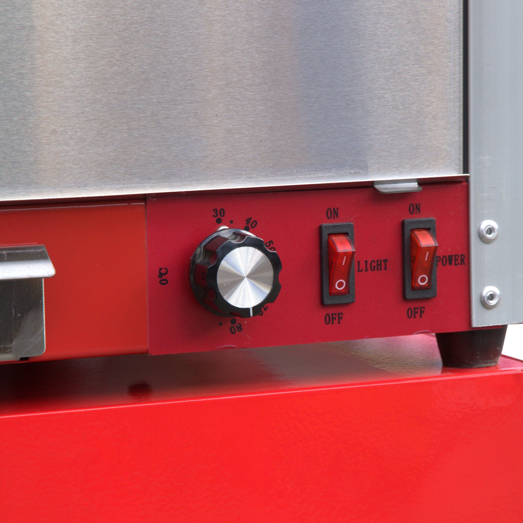 HAXRO Large Double Popcorn Warmer With Base