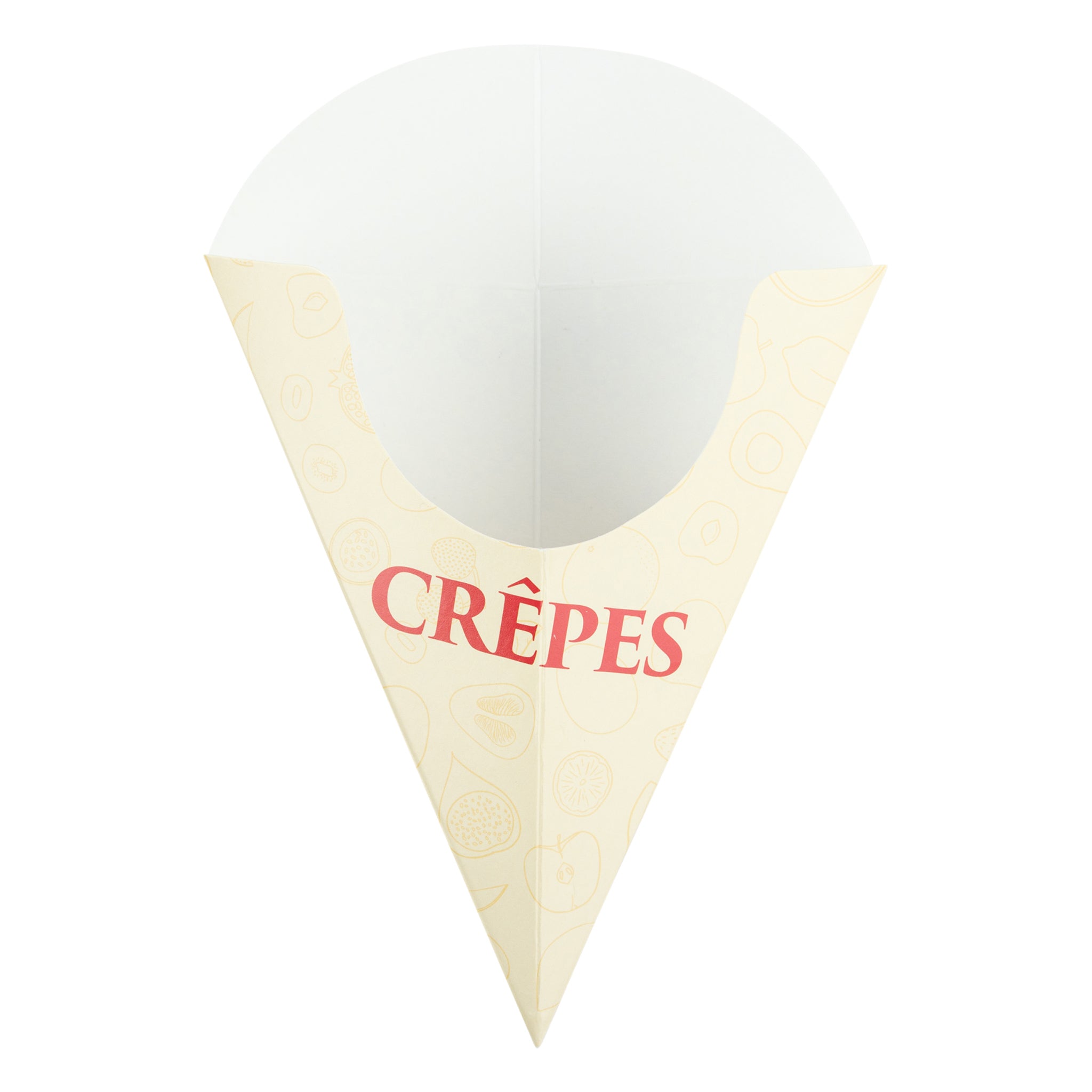 Crepe Cone Holders With Design - 500/Pack