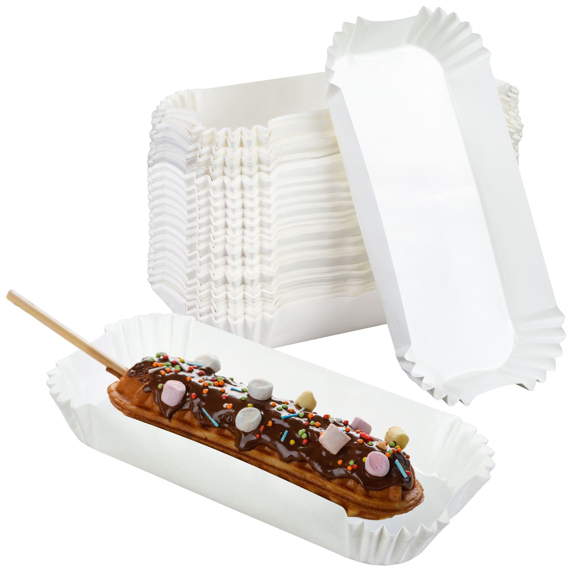 Waffle Stick Serving Trays