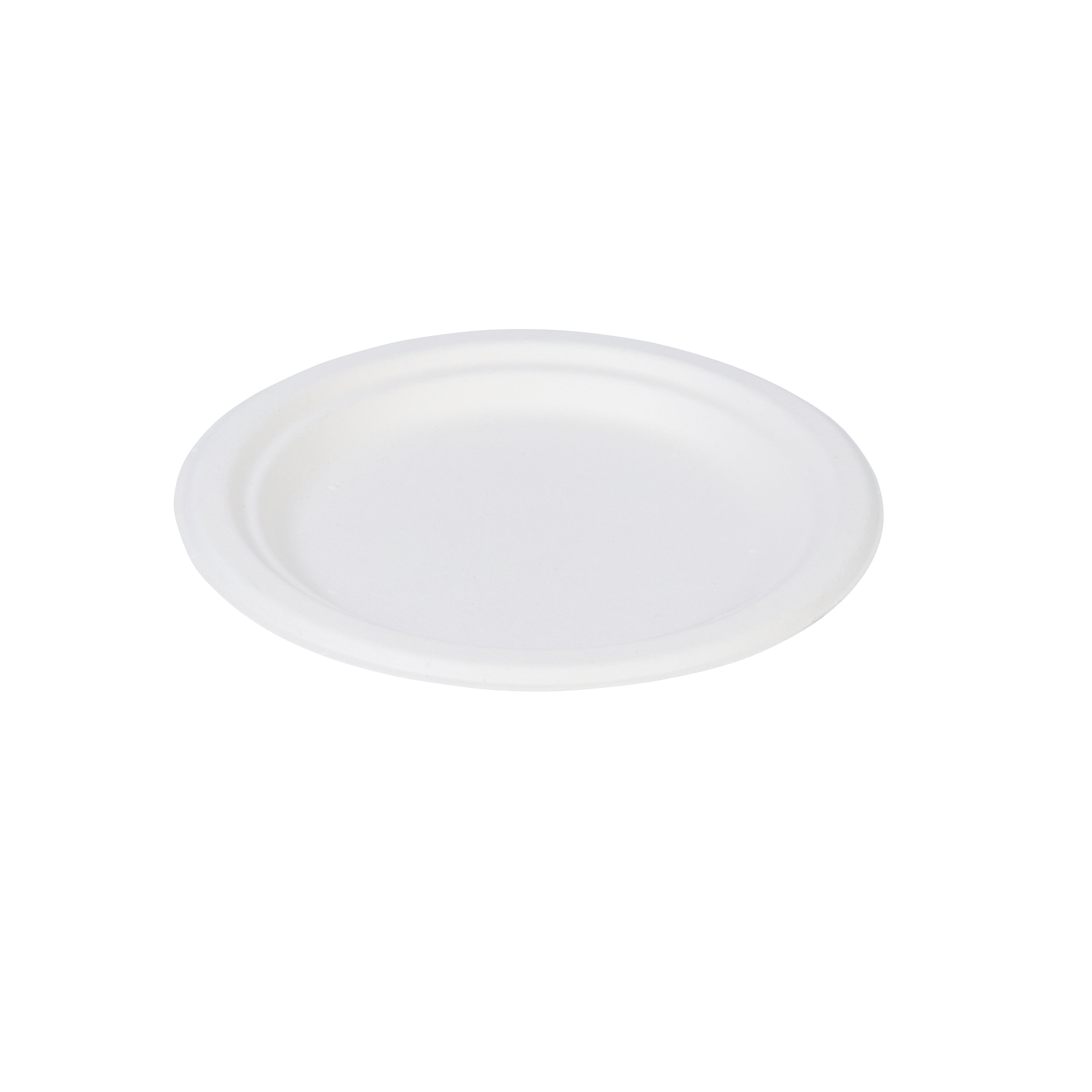 Bagasse Round Plate 7”/17cm.