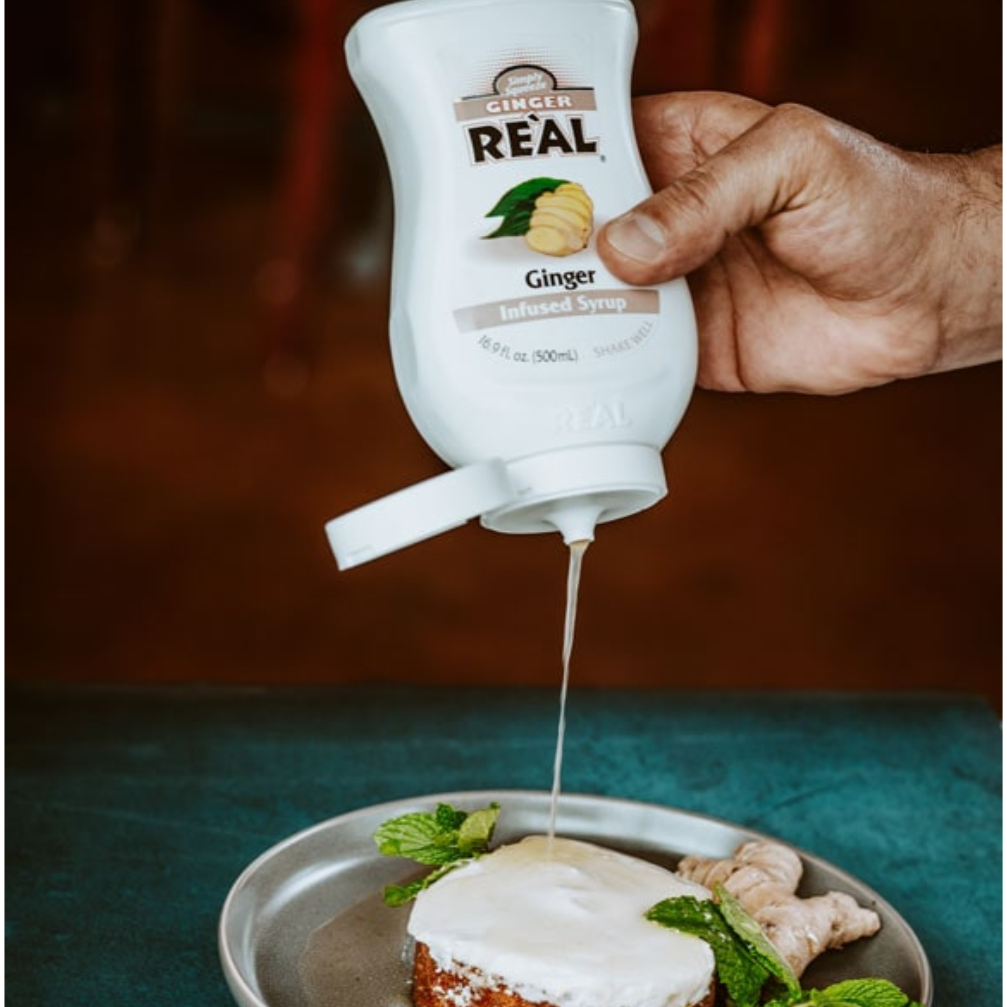 Re'al Ginger Puree Infused Syrup 500mL