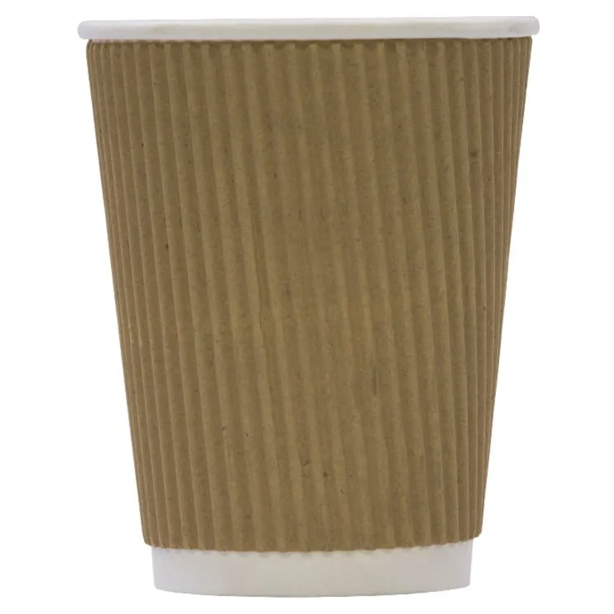 12oz Kraft Ripple Cup - Full Case 500 Pack