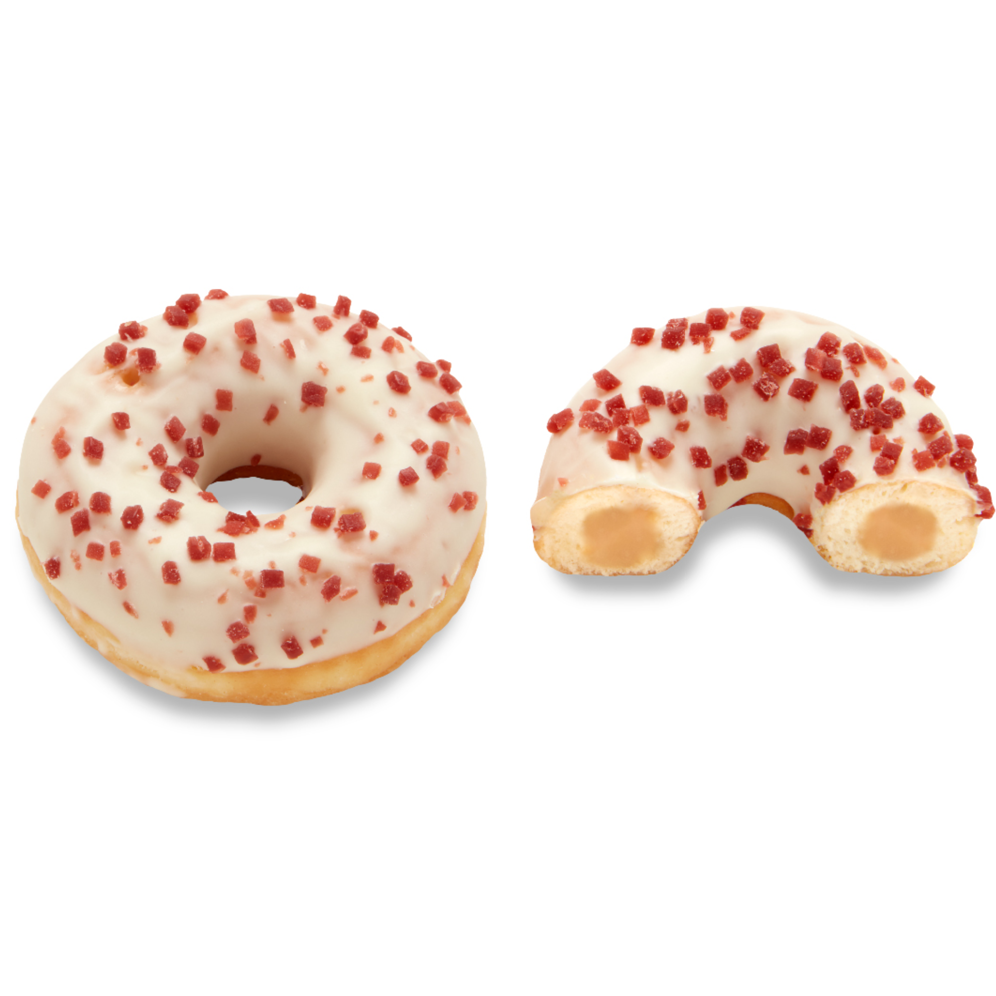 Thaw & Serve Frozen Creamy Strawberry Doughnuts Case of 36)