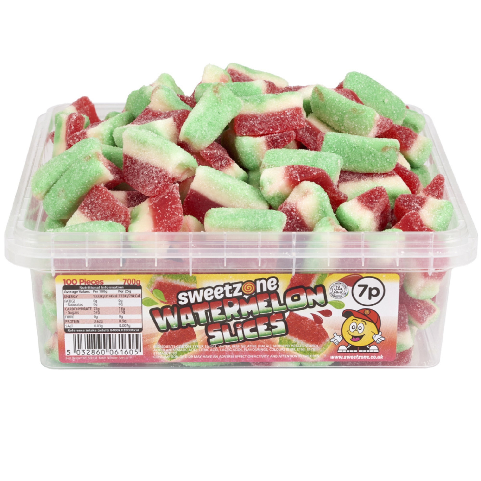 Watermelon Slices Tub 700g 7p PMP