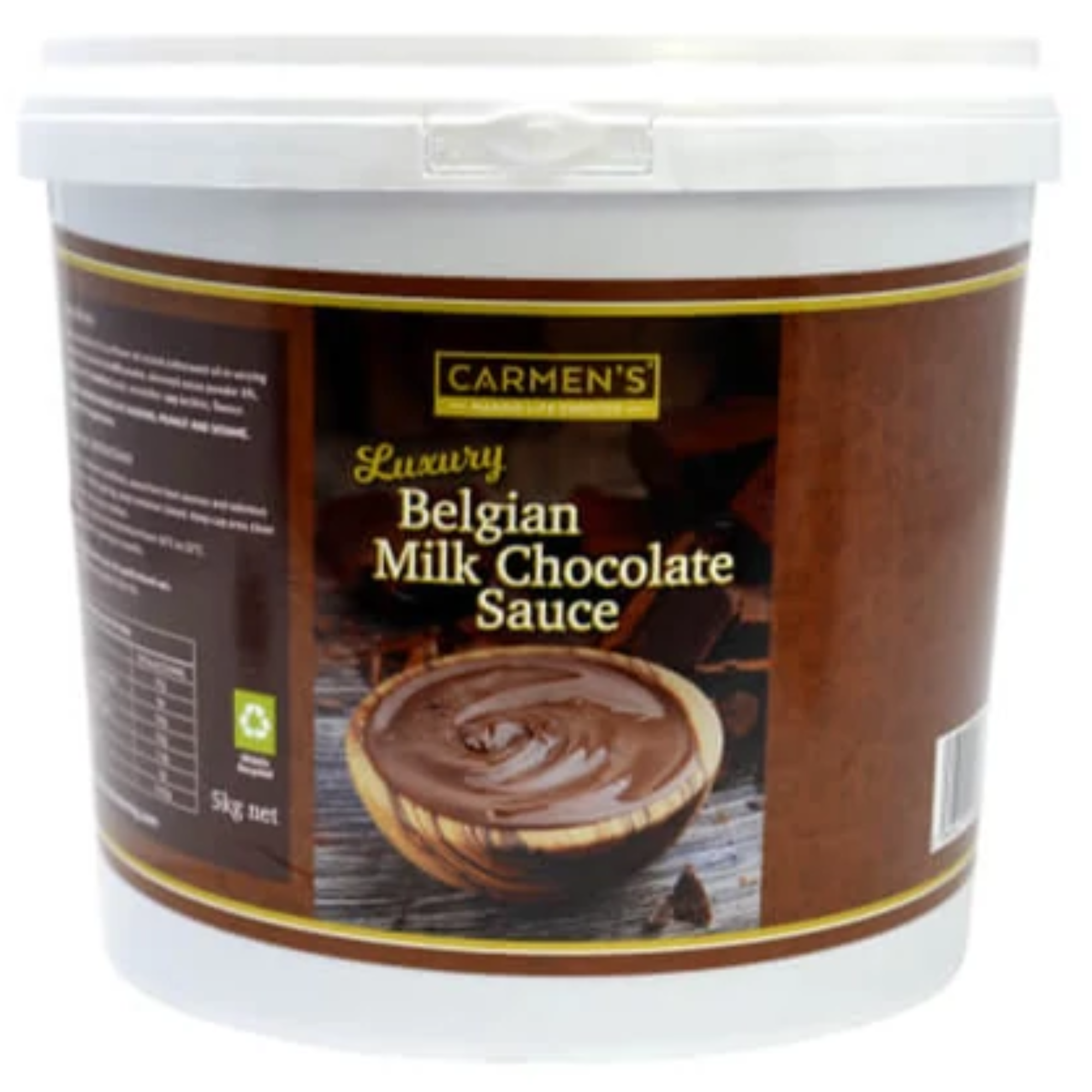 Carmen's Luxury Belgian Milk Chocolate Sauce β 5kg