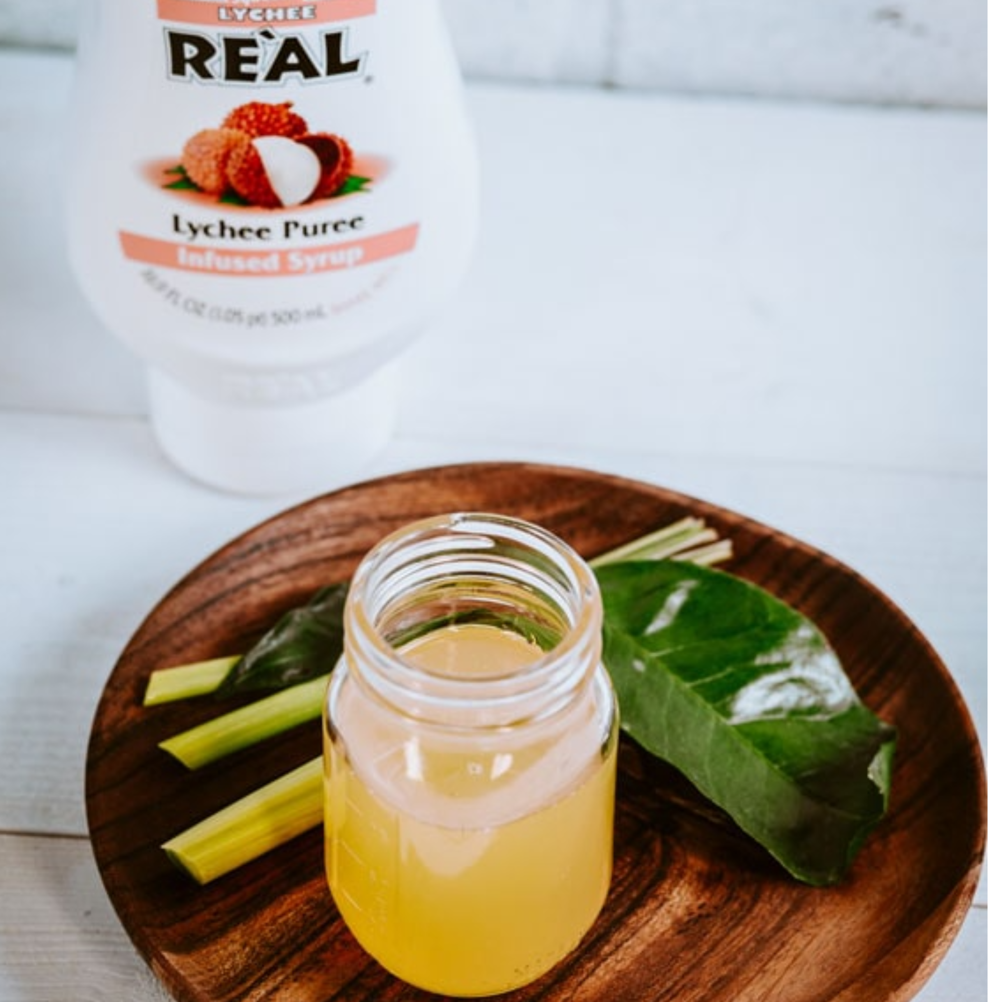 Re'al Lychee Puree Infused Syrup 500mL