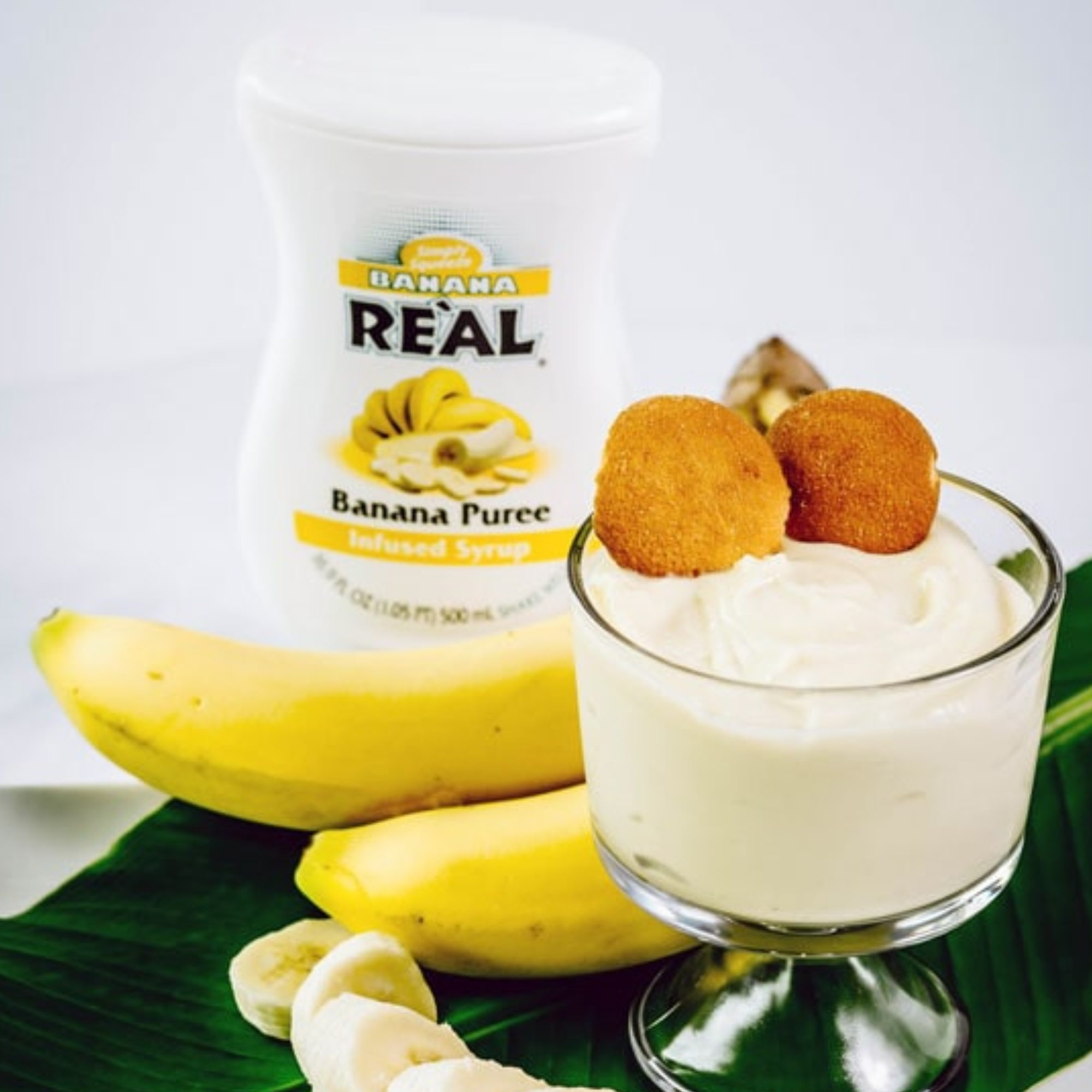 Re'al Banana Puree Infused Syrup 500mL
