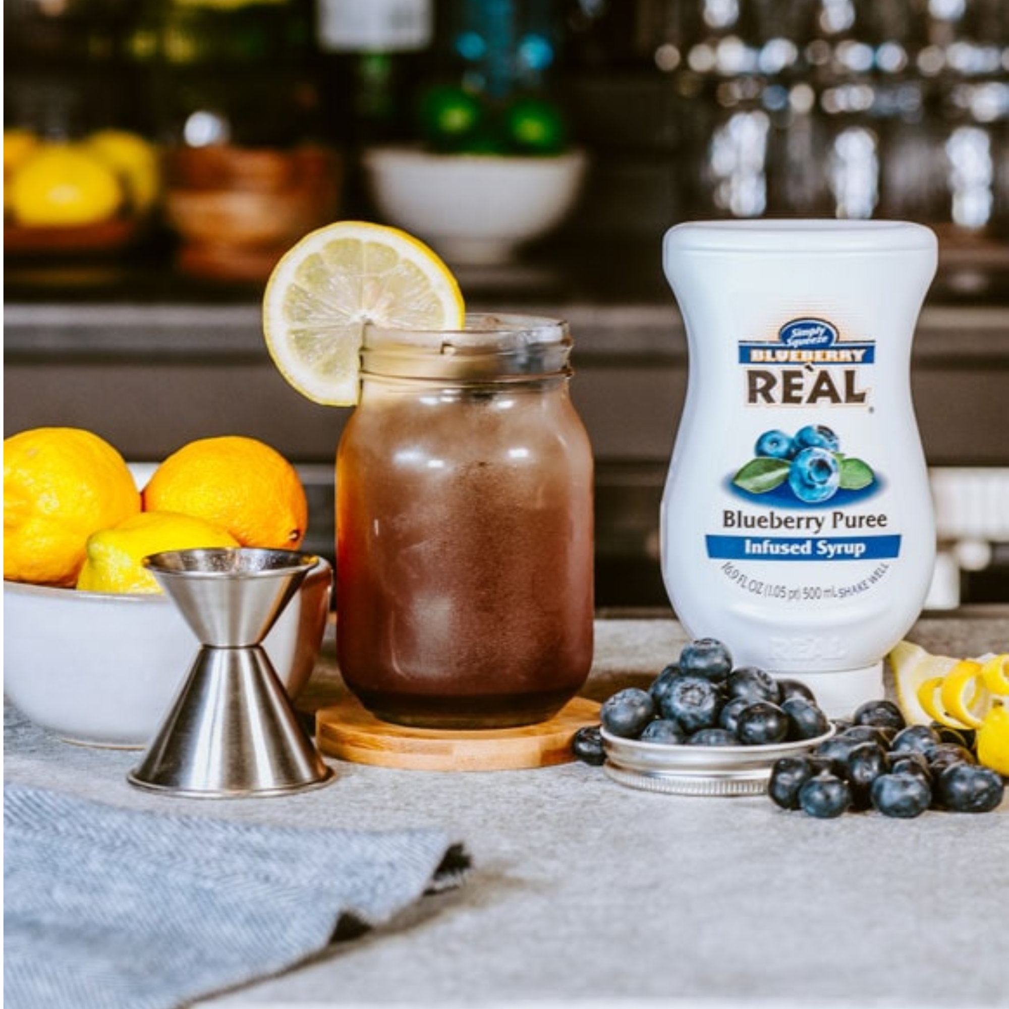 Re'al Blueberry Puree Infused Syrup