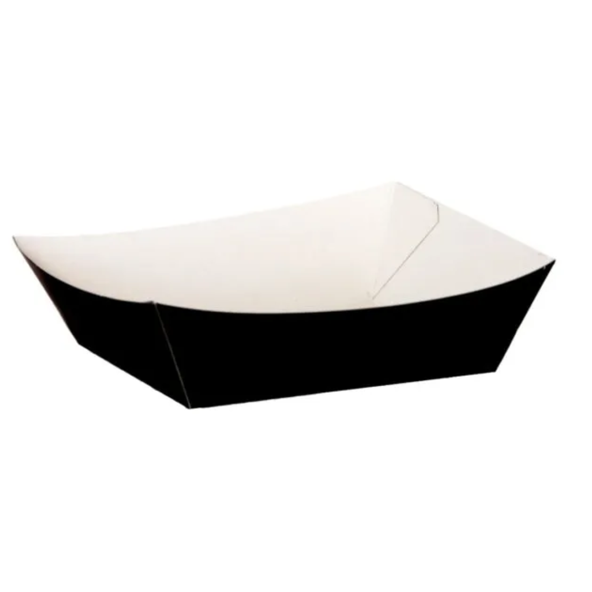Compostable Black Burger Tray - Full Case 500 Pack