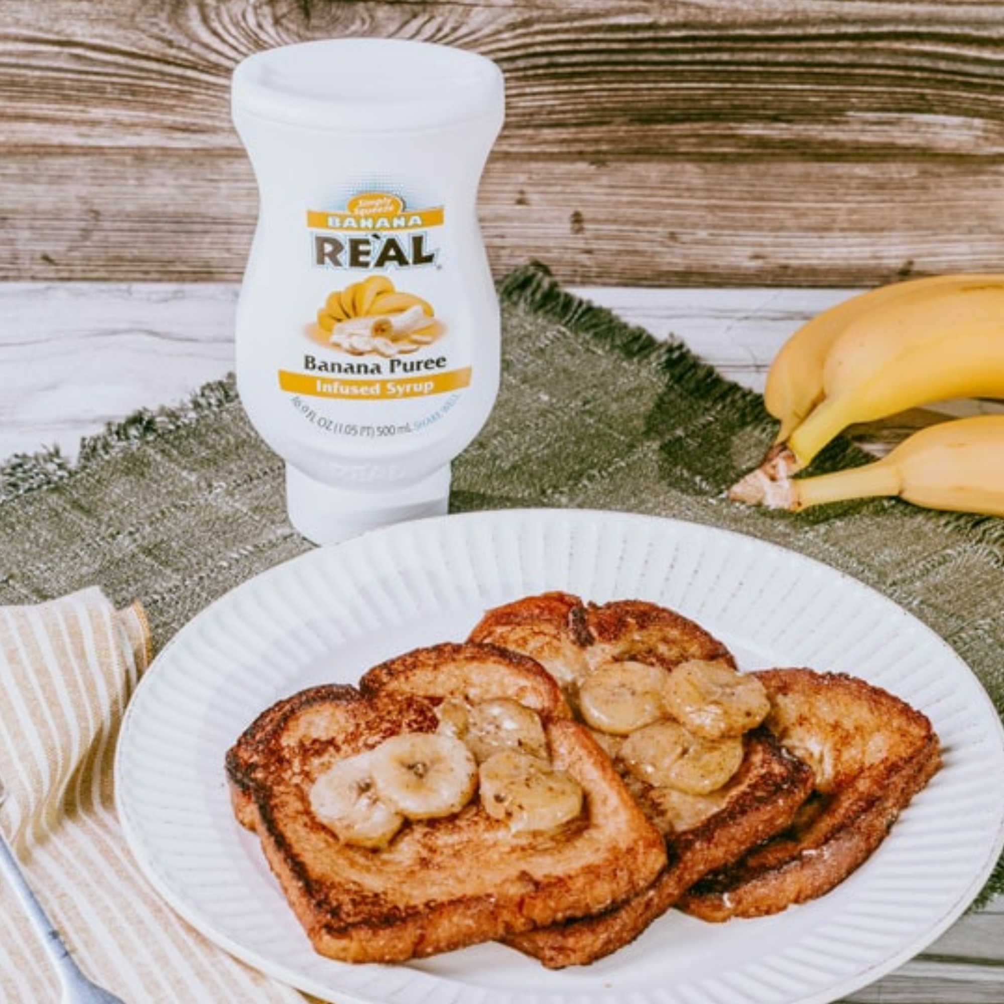 Re'al Banana Puree Infused Syrup 500mL