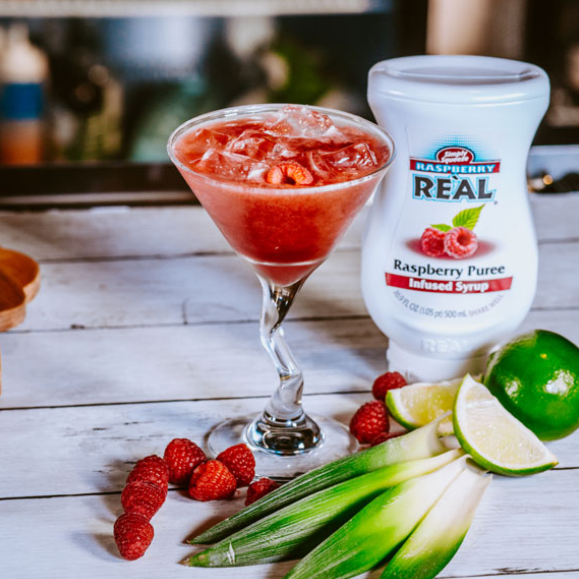 Re'al Raspberry Puree Infused Syrup 500mL