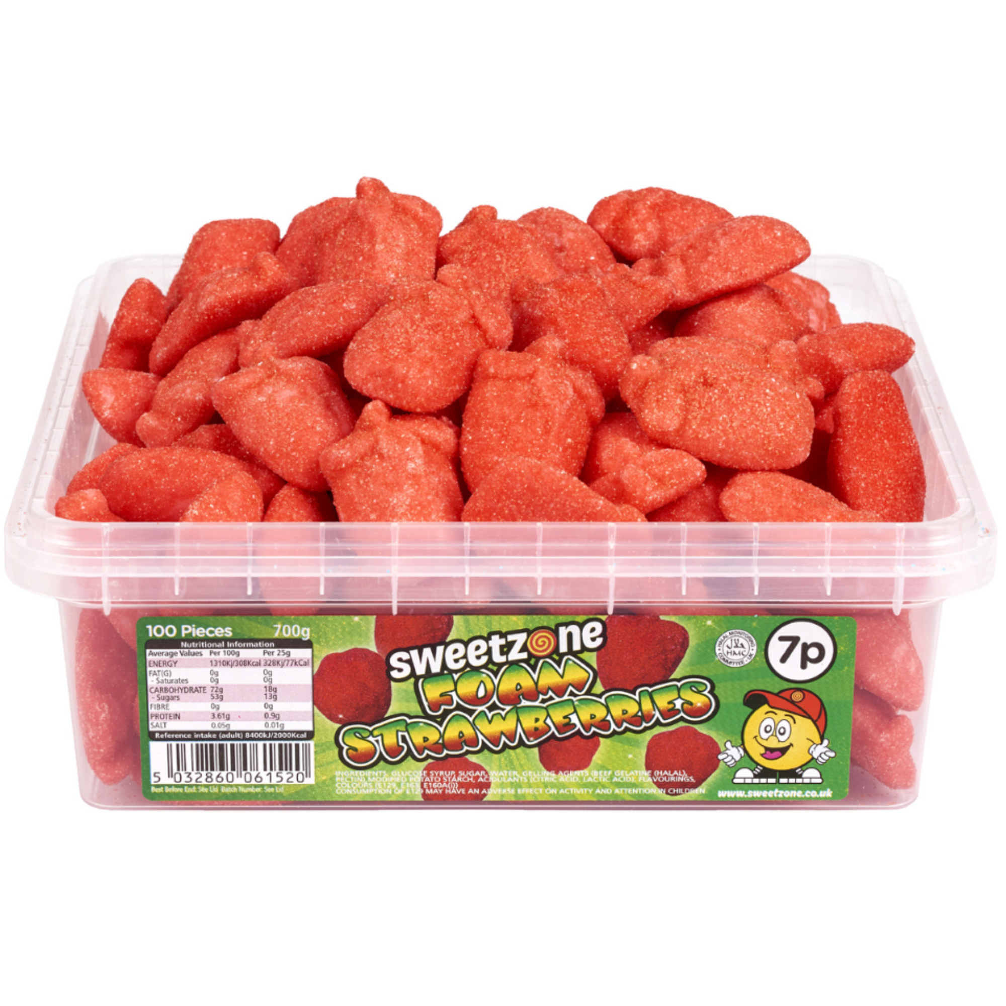 Foam Strawberry 100 x 7p 700g Tub