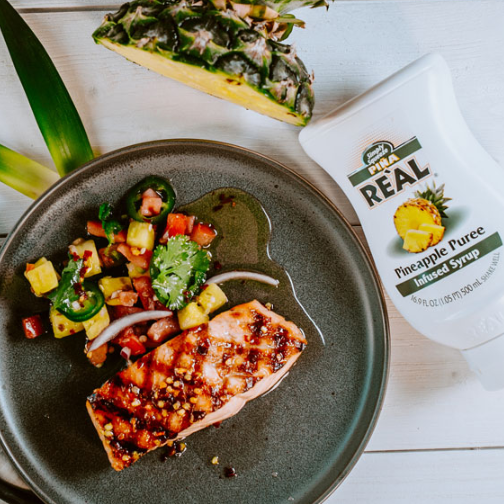 Re'al Pina Pineapple Puree Infused Syrup 500mL