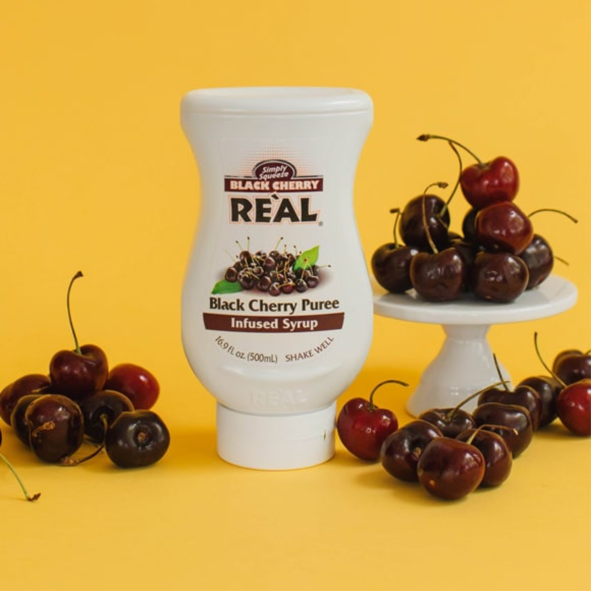 Re'al Black Cherry Puree Infused Syrup 500mL