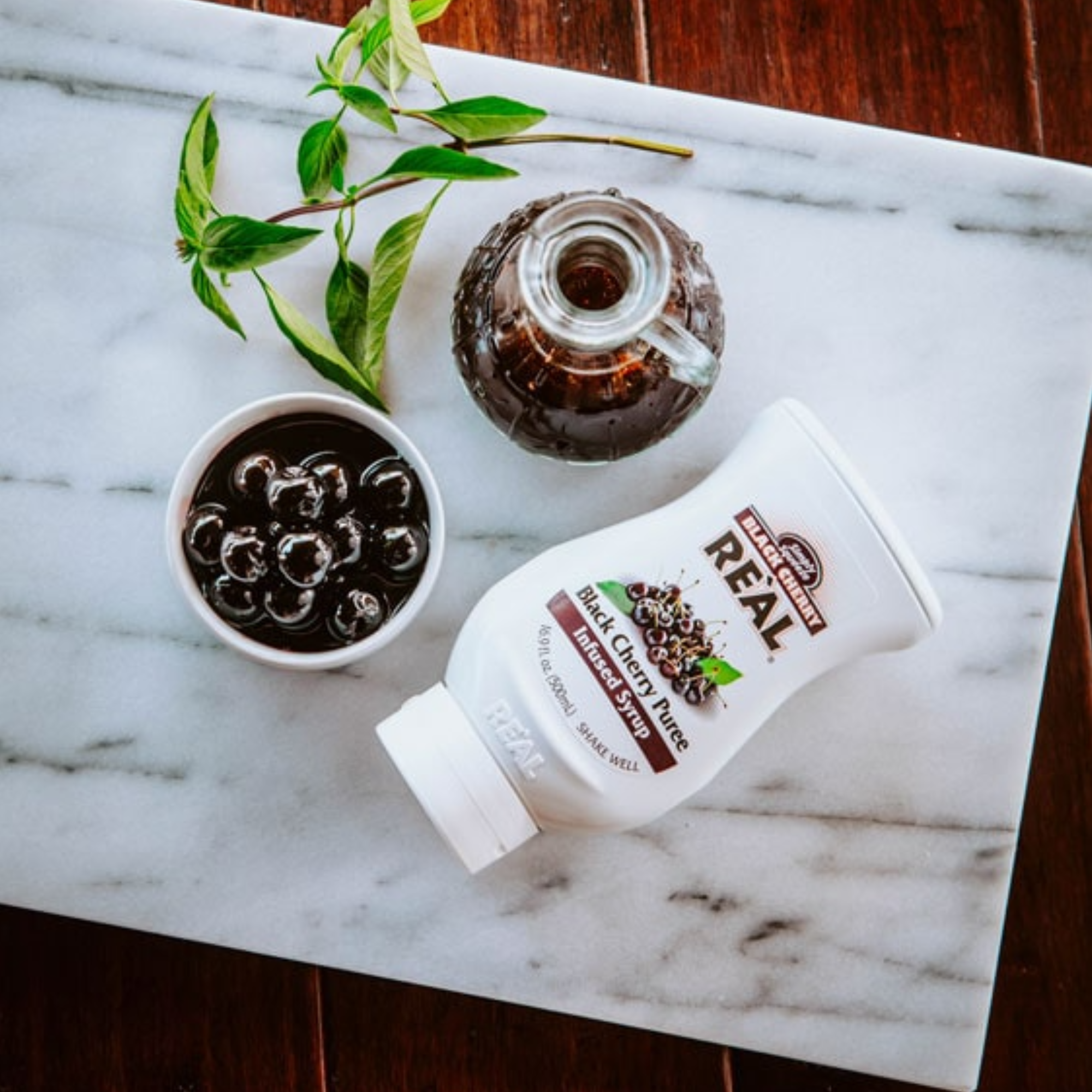 Re'al Black Cherry Puree Infused Syrup 500mL