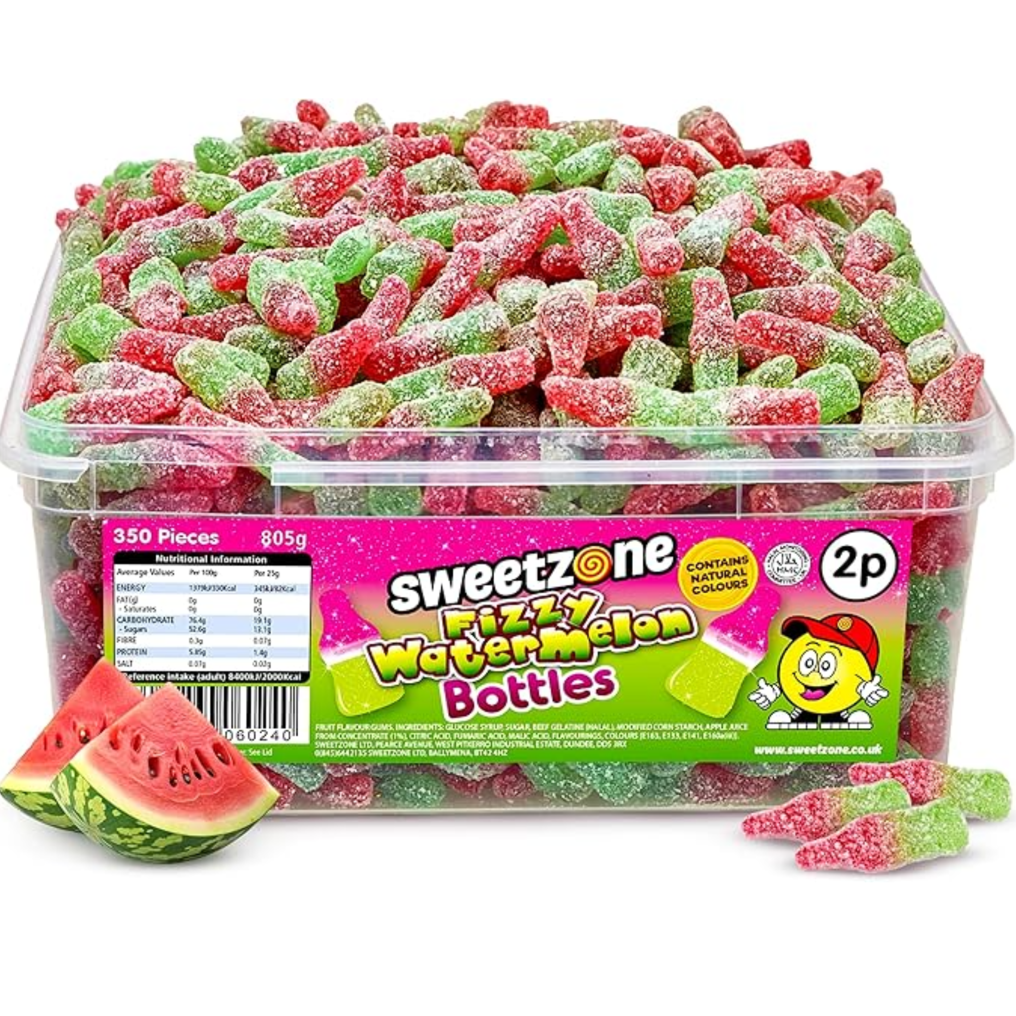 Watermelon Bottles 805g 350 Pcs