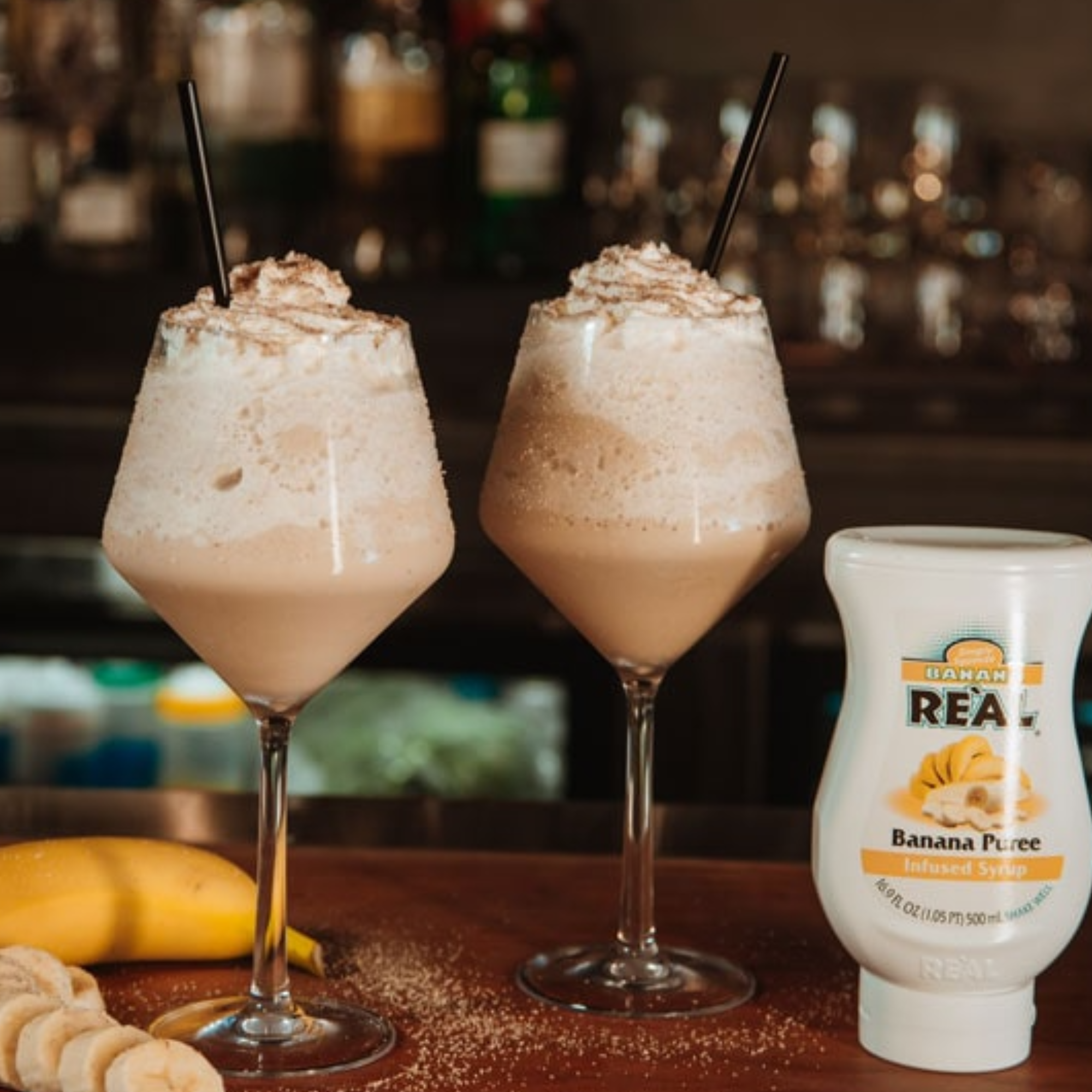 Re'al Banana Puree Infused Syrup 500mL