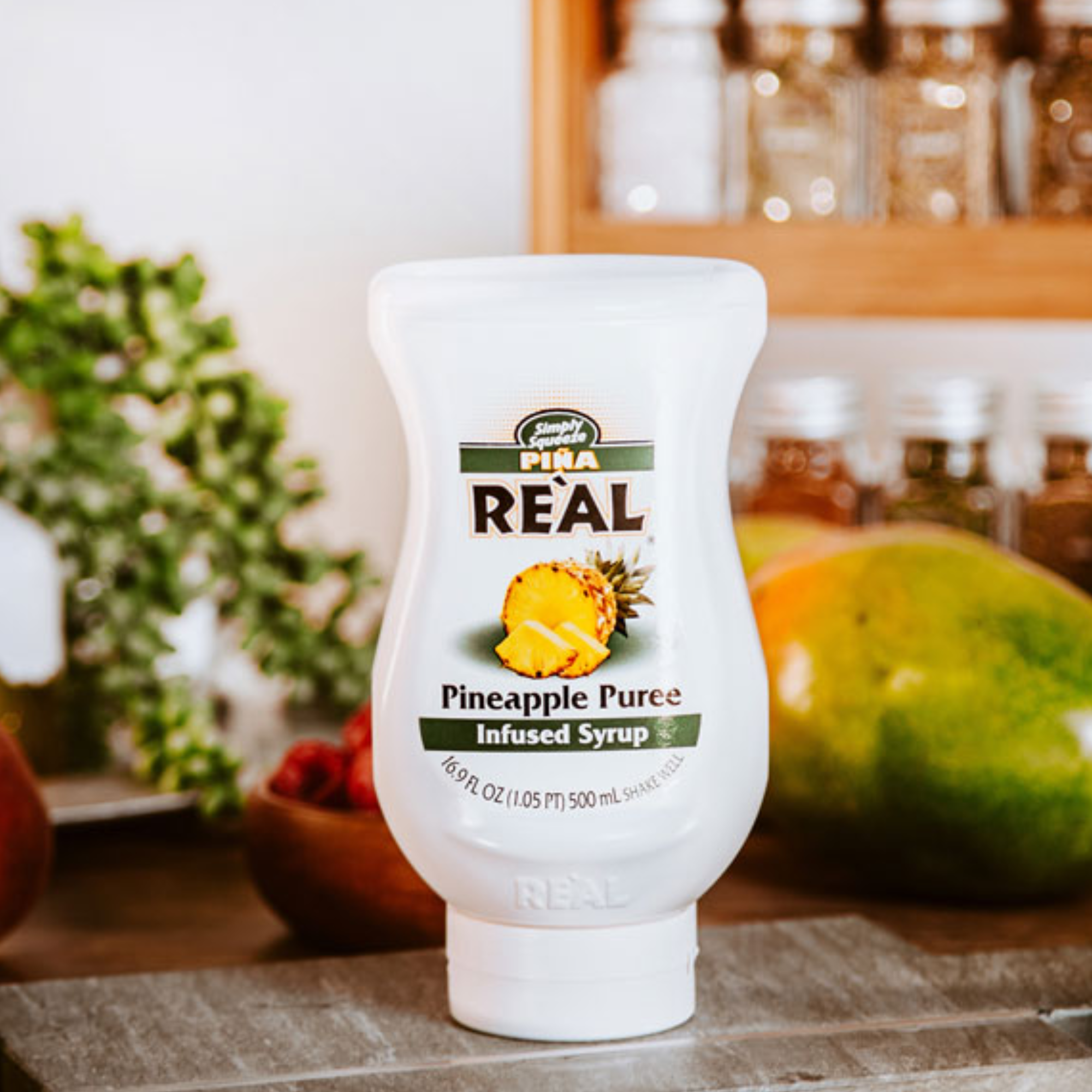 Re'al Pina Pineapple Puree Infused Syrup 500mL
