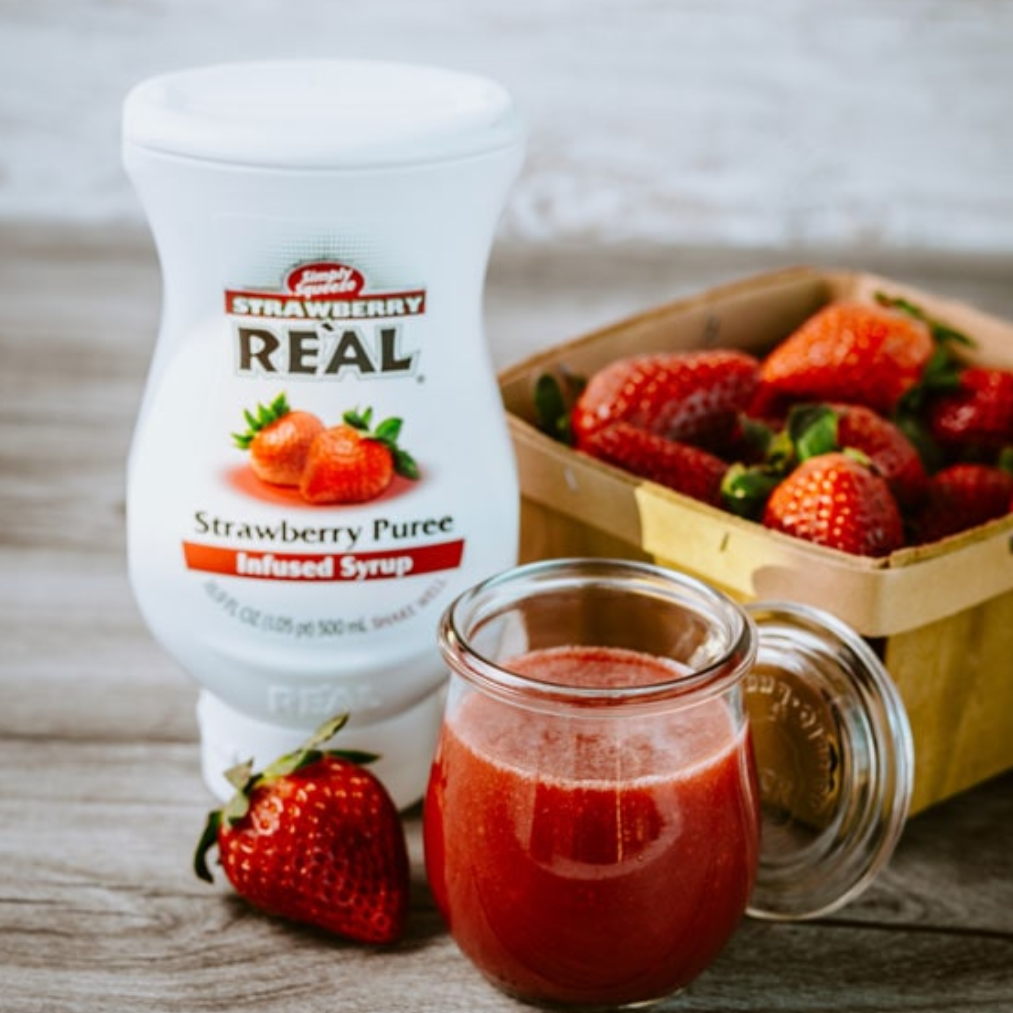 Re'al Strawberry Puree Infused Syrup 500mL